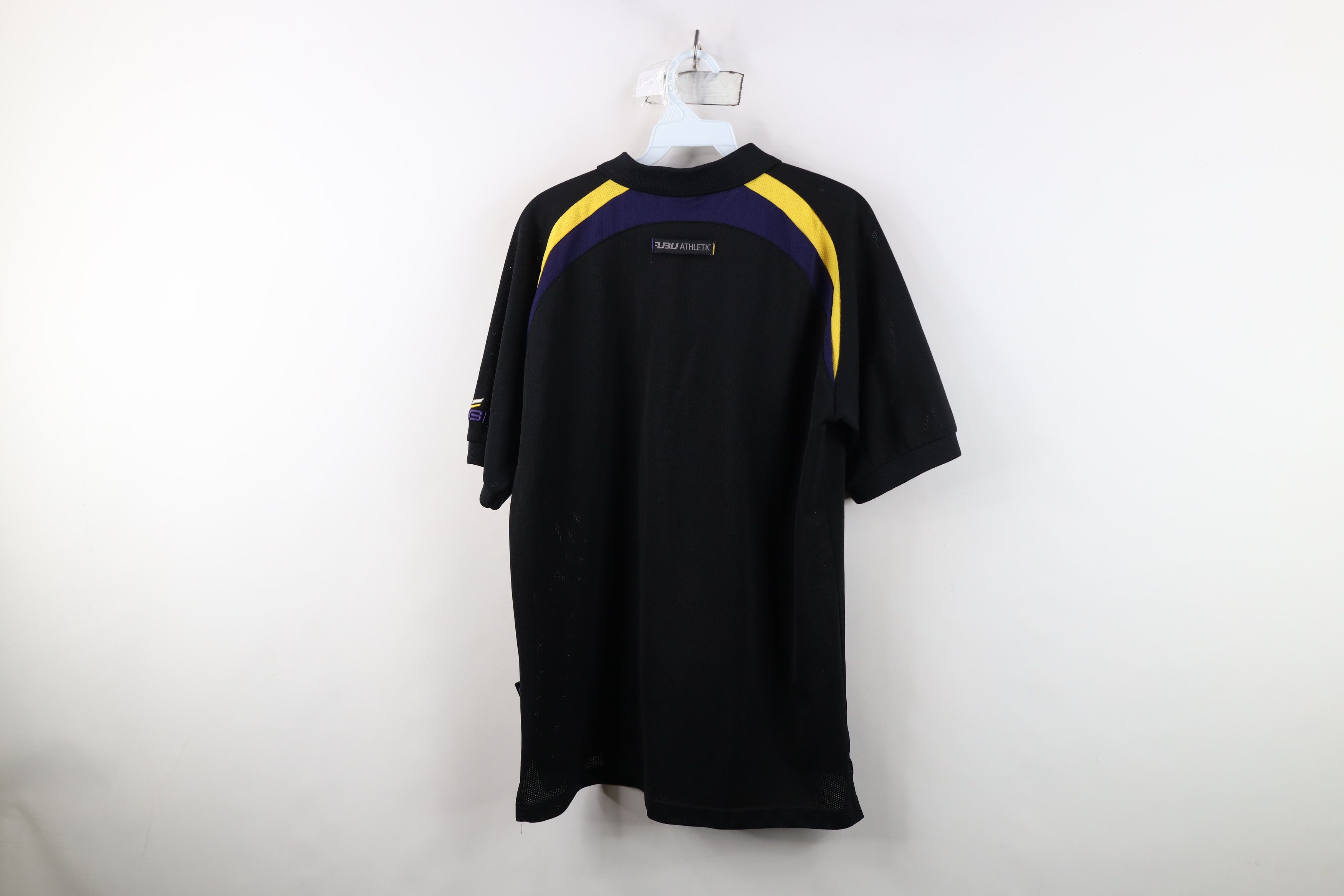 Fubu Vintage Y2K FUBU x NBA Los Angeles Lakers Knit Polo Shirt Size US L / EU 52-54 / 3 - 15 Thumbnail