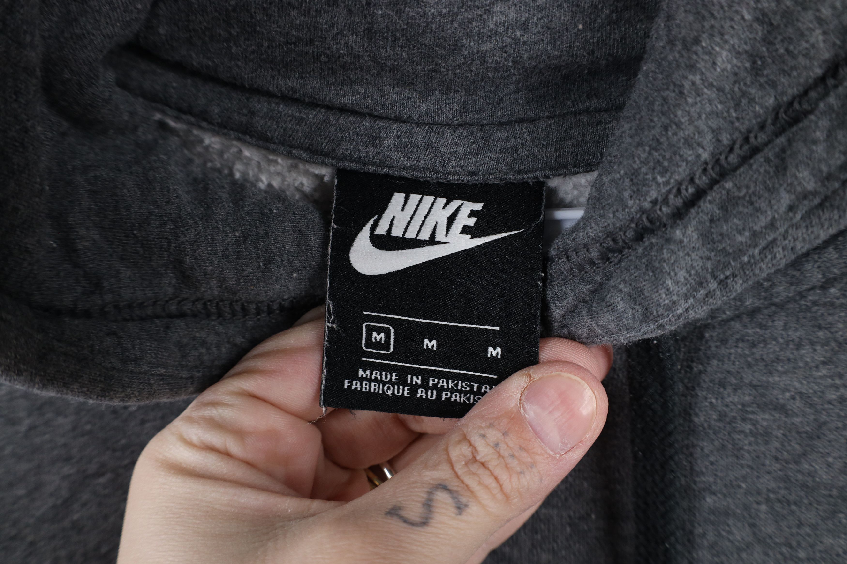 Nike × Vintage Vintage Y2K Nike Sportswear Travis Scott Mini Swoosh Hoodie Size US M / EU 48-50 / 2 - 10 Thumbnail