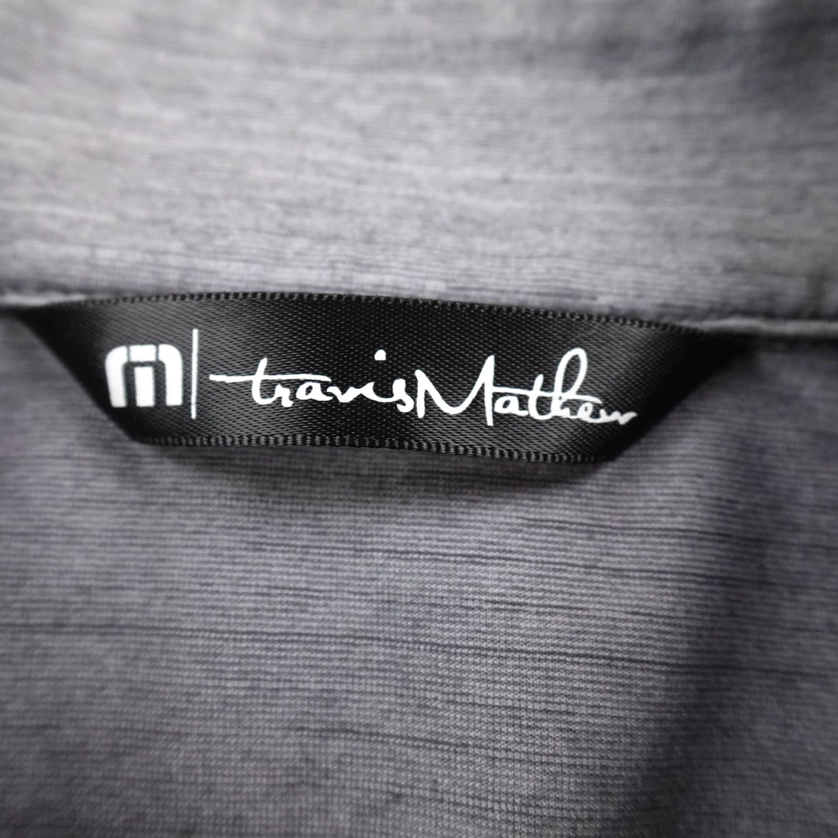 TravisMathew Travis Mathew Pullover Mens L Gray 1/4 Zip Golf Long Sleeve Performance Stretch Size US L / EU 52-54 / 3 - 7 Thumbnail