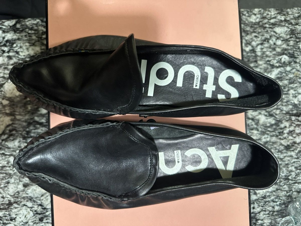 Acne Studios Leather Slip On Loafers Size US 8.5 / EU 41-42 - 4 Thumbnail