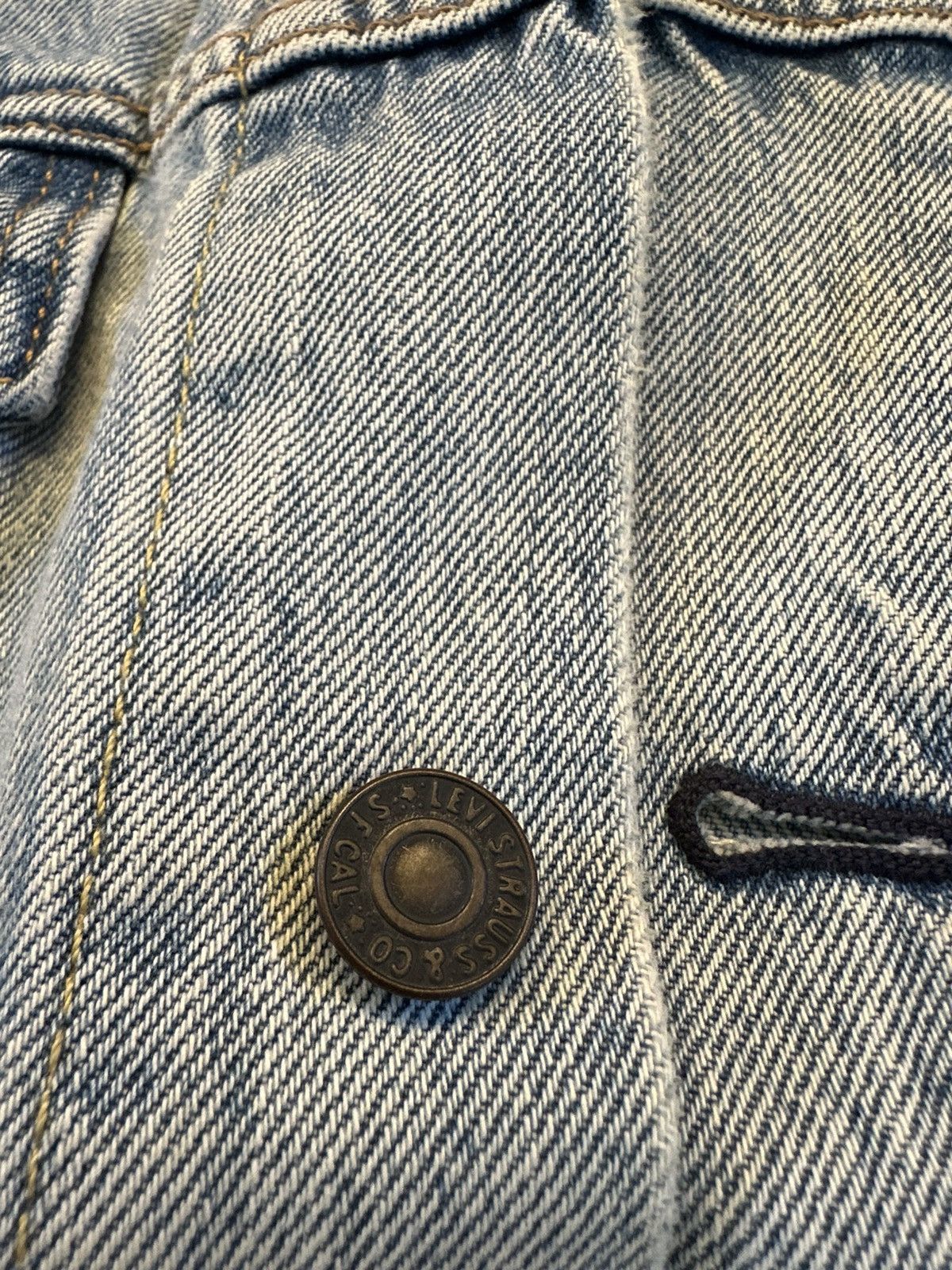 Levi's Levi’s Premium Big E Denim Trucker Jacket Light Wash Virgil Size US M / EU 48-50 / 2 - 8 Thumbnail