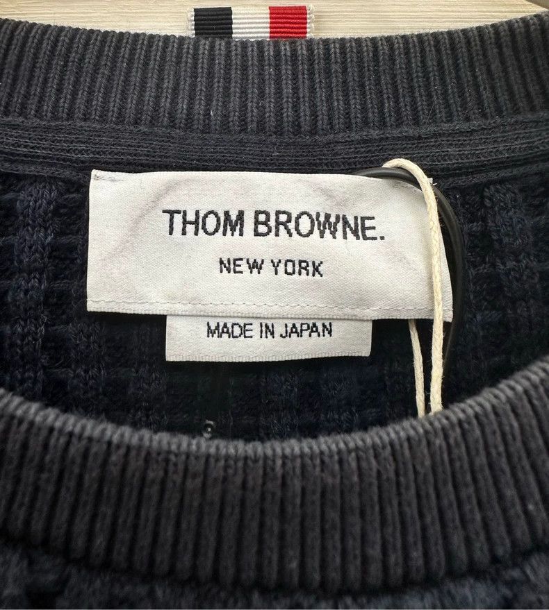 Thom Browne Thom Browne Round neck knit sweater Size US M / EU 48-50 / 2 - 4 Thumbnail