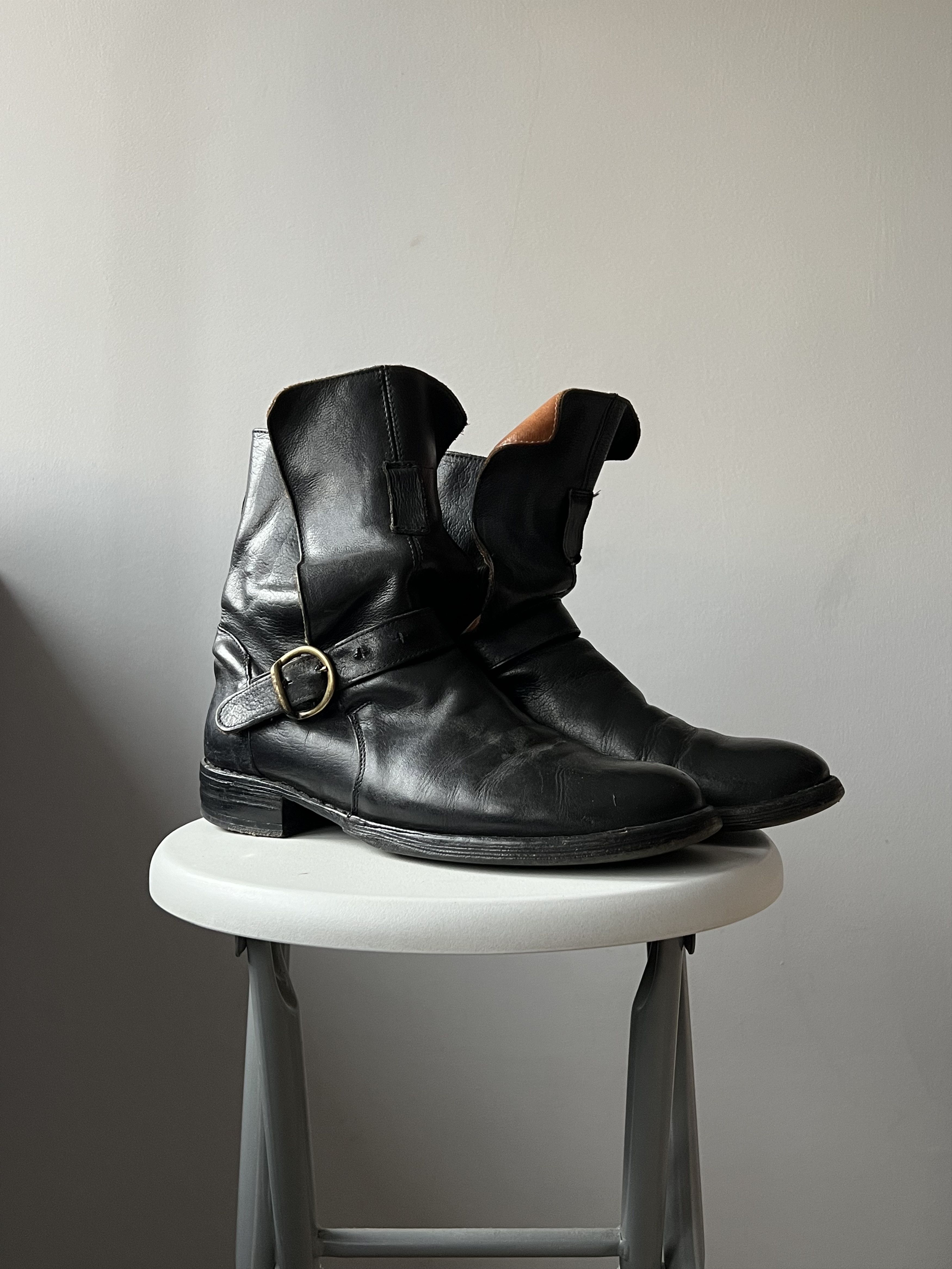 image of Fiorentini Baker Fiorentini + Baker Eternity Eli Black Leather Ankle Boots, Women's (Size 8)