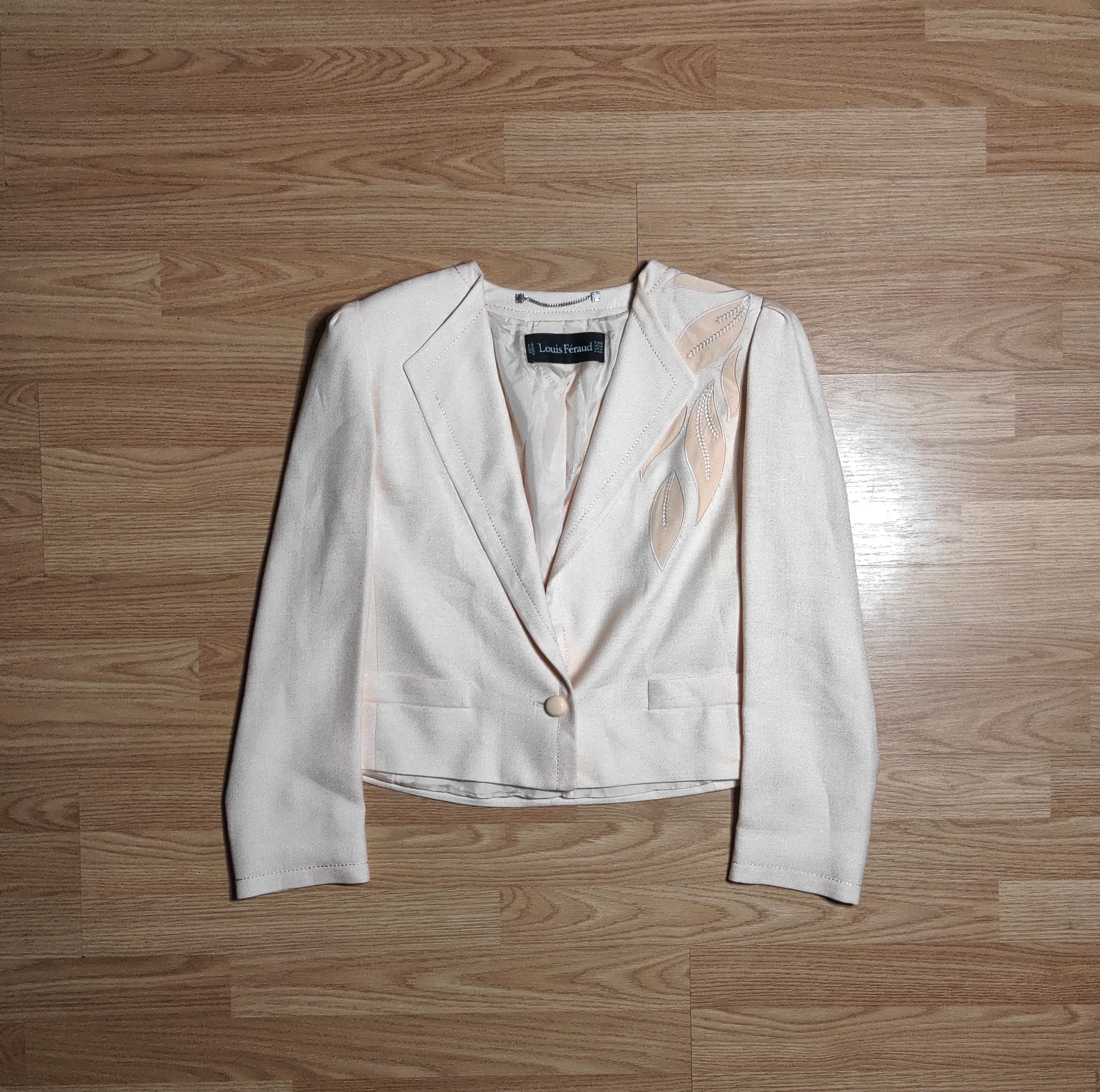 Designer × Louis Feraud **NEW! Louis Feraud 100% Viscose Blazer** Size XL / US 12-14 / IT 48-50 - 1 Thumbnail