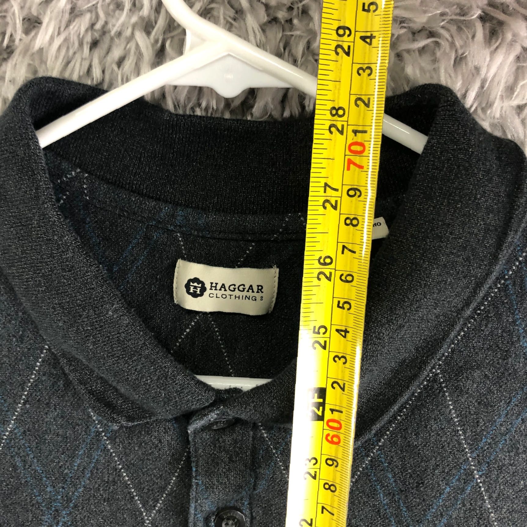 Haggar Haggar Mens XL Long Sleeve Black Pullover Sweatshirt Sweatshirt Pullover Hooded Pockets Cream? Size US XL / EU 56 / 4 - 5 Thumbnail