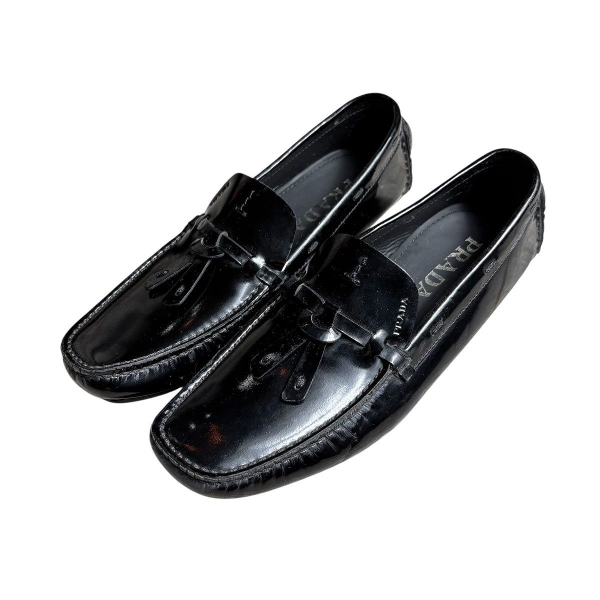 Prada Prada Ribbon Leather Shoes Size US 5.5 / IT 35.5 - 1 Thumbnail