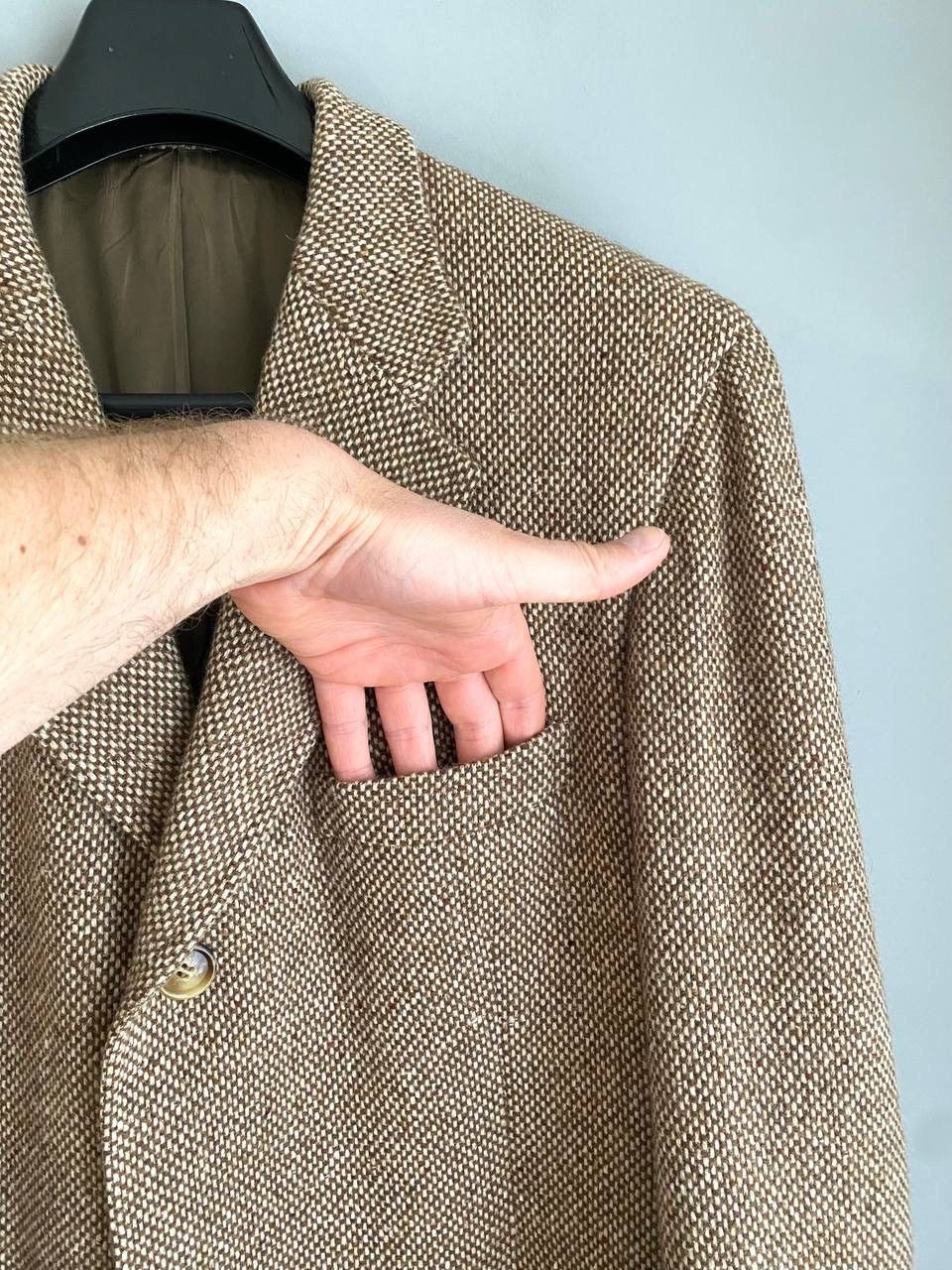 Kiton KITON Napoli 100%Cashmere Men's Brown Overcoat, Size 54 / 8R Size US L / EU 52-54 / 3 - 8 Thumbnail