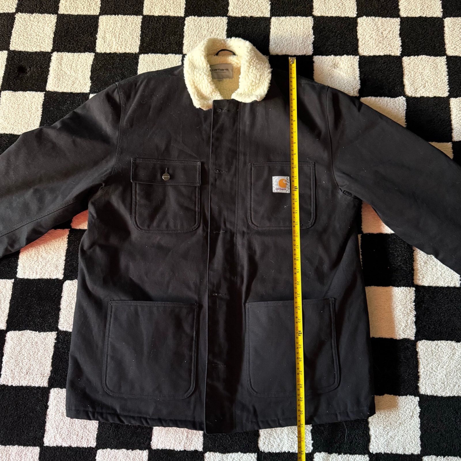 Carhartt Wip Carhartt WIP fleece lined canvas barn jacket Size US XL / EU 56 / 4 - 7 Thumbnail