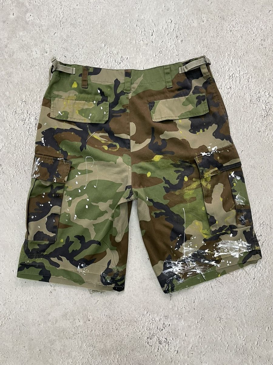 Carhartt Cargo 90s baggy wide leg shorts pained Gallery Dept style Size US 34 / EU 50 - 9 Thumbnail