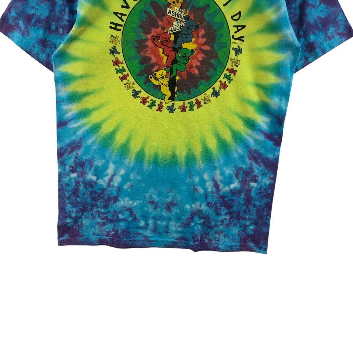 Grateful Dead × Vintage Pick!! Vtg 1998 GRATEFUL DEAD Tie Dye Top Tee Tshirt Size US S / EU 44-46 / 1 - 4 Thumbnail