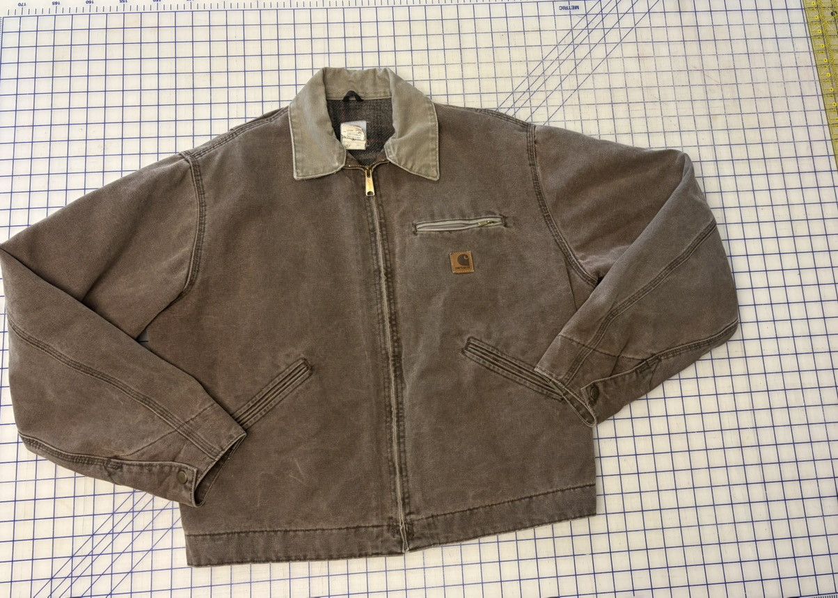 Carhartt Noisette “Never Call 911” Vintage Carhartt Canvas Jacket Size US L / EU 52-54 / 3 - 2 Thumbnail