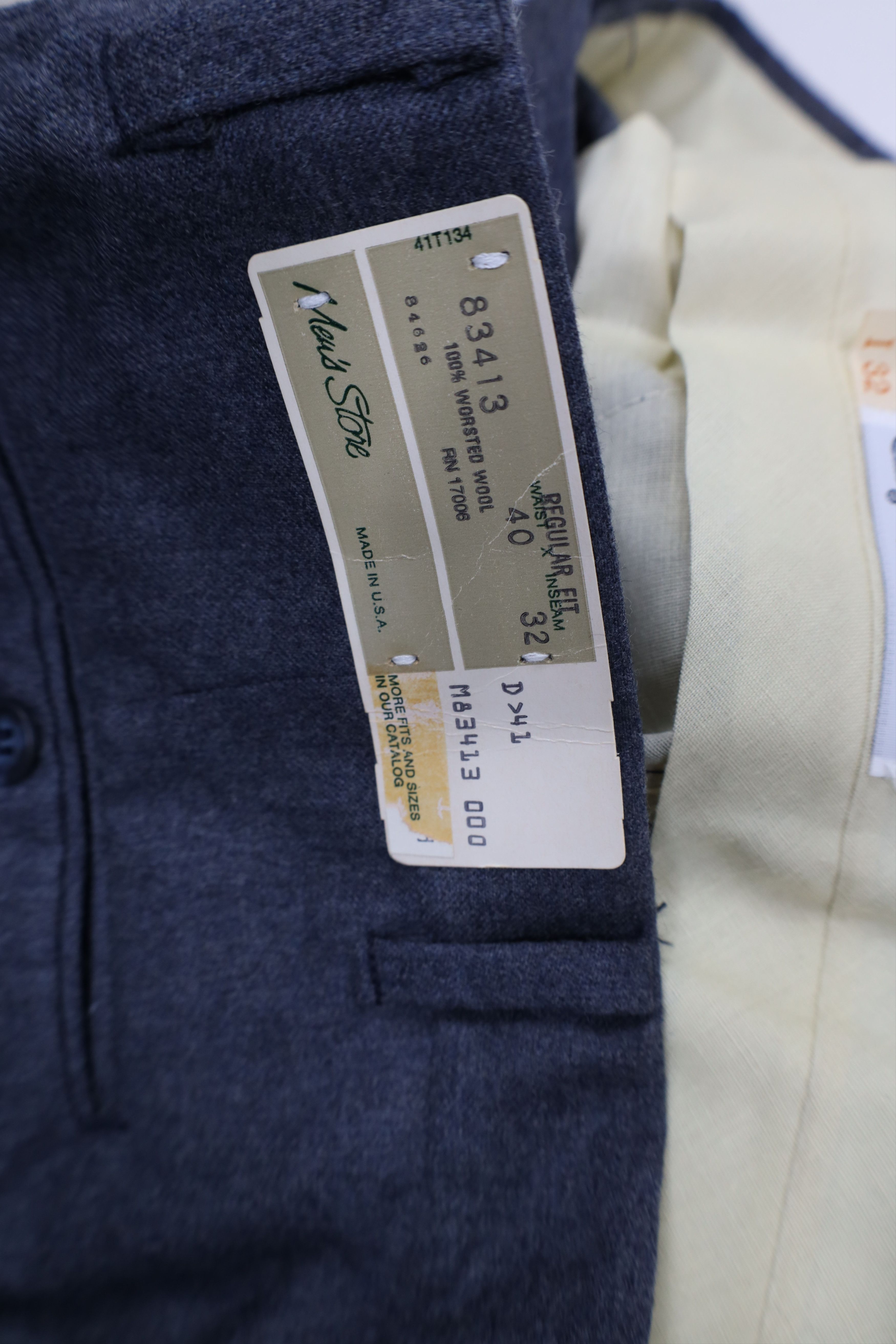 Vintage Deadstock Vintage 70s Streetwear Wide Leg Chino Pants USA Size US 40 / EU 56 - 11 Thumbnail