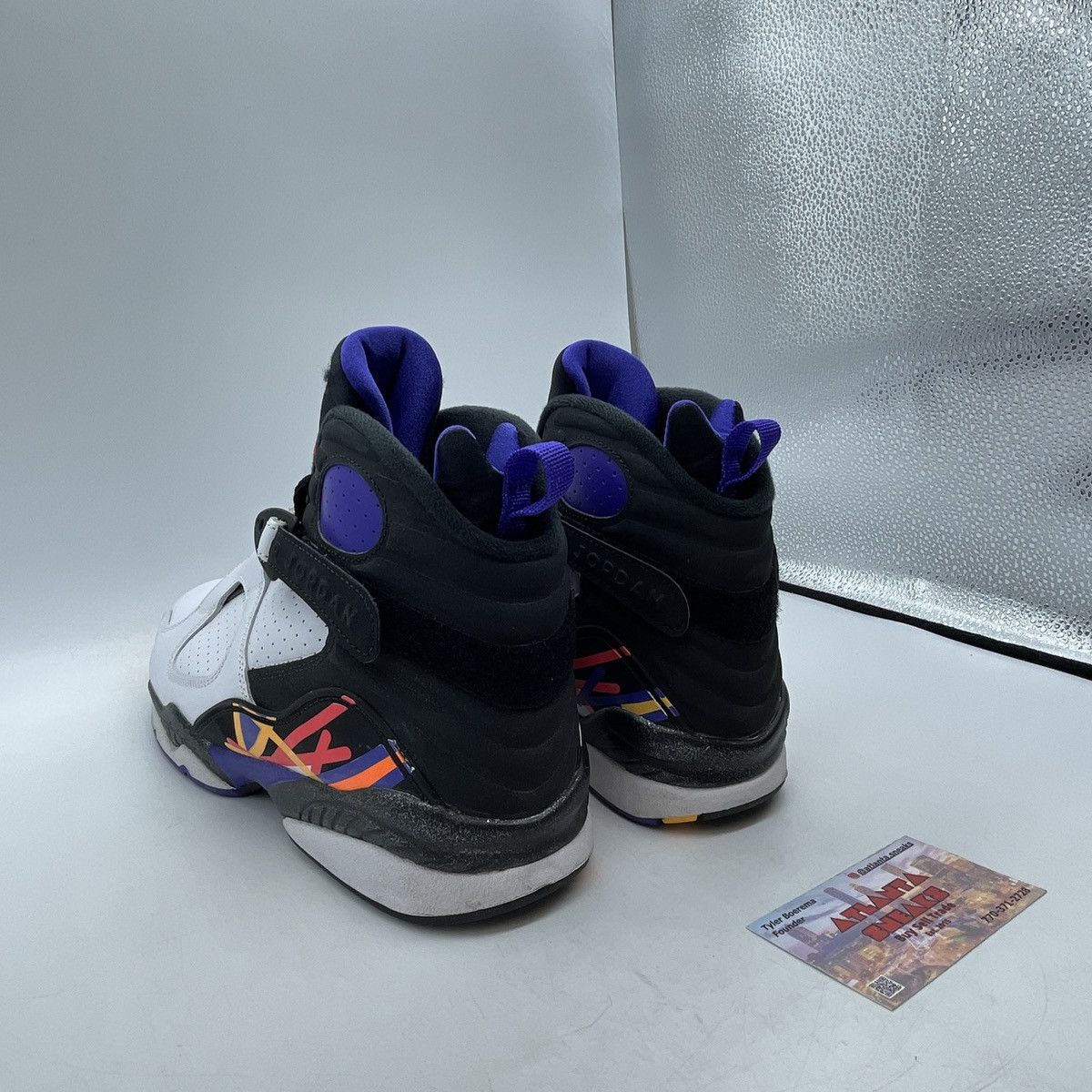 Jordan Brand Air Jordan 8 three peat Size US 8.5 / EU 41-42 - 4 Thumbnail