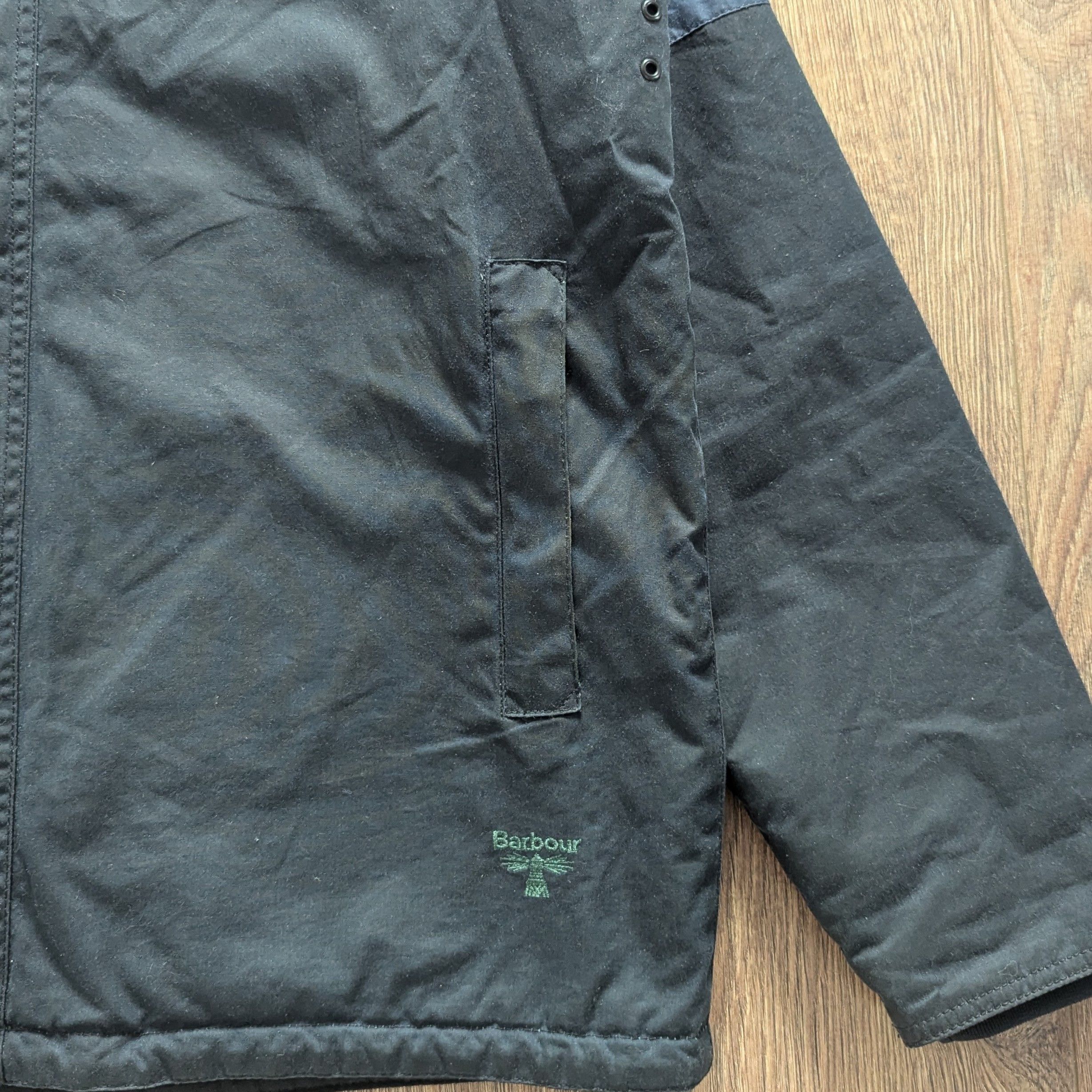 Barbour Barbour AIRA Wax Hooded Jacket Men's Size M Waxed Cotton Size US M / EU 48-50 / 2 - 8 Thumbnail