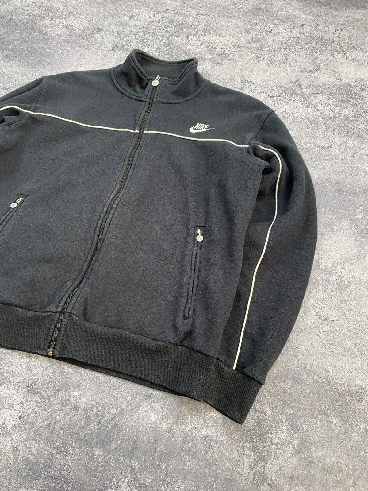 Nike Vintage Nike Zip Sweatshirt 90s Mini Swoosh Y2K Logo Size US S / EU 44-46 / 1 - 6 Thumbnail
