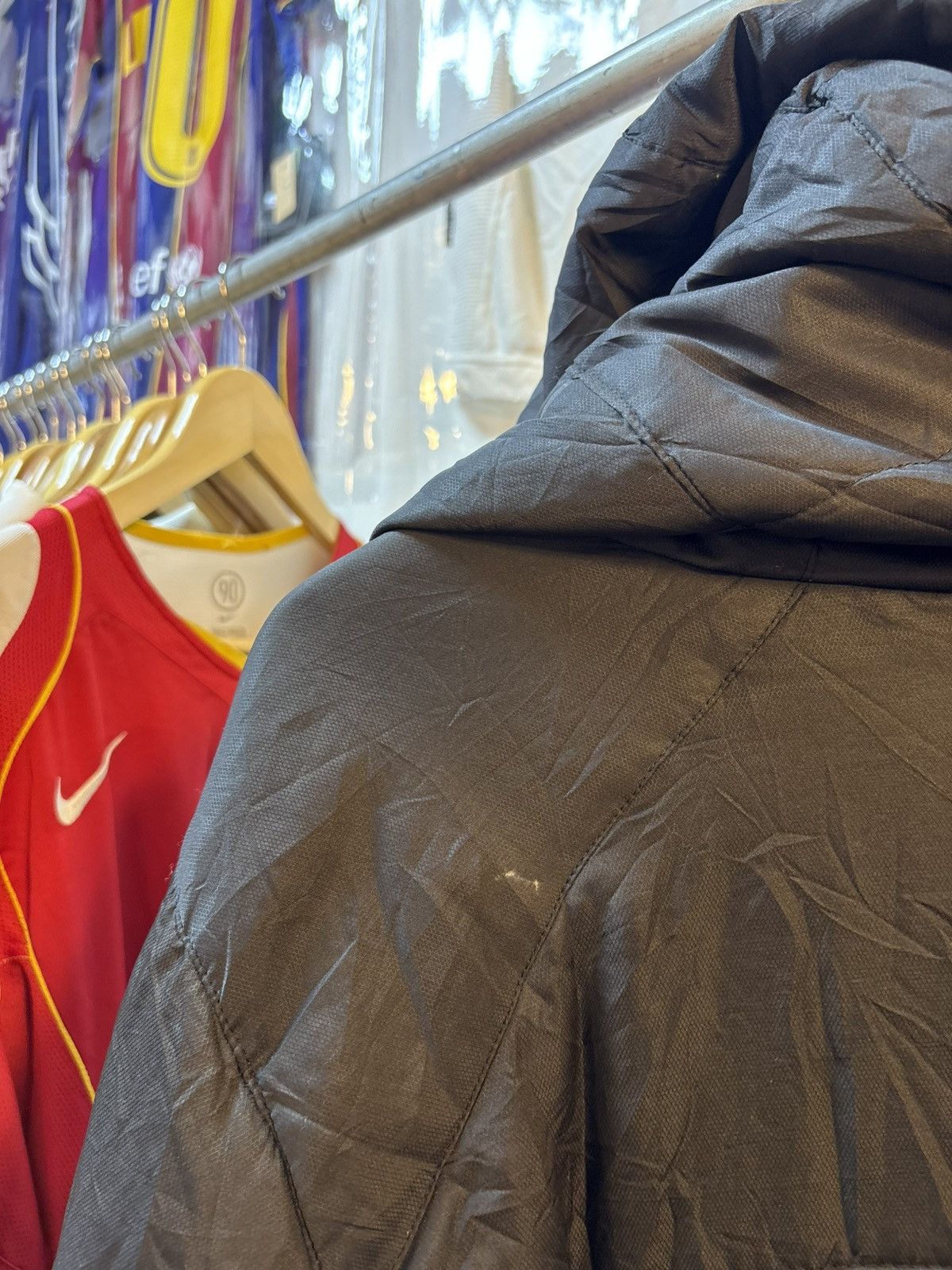 Nike Vintage Y2K FC Barcelona Puffer Jacket Size US XXL / EU 58 / 5 - 19 Thumbnail