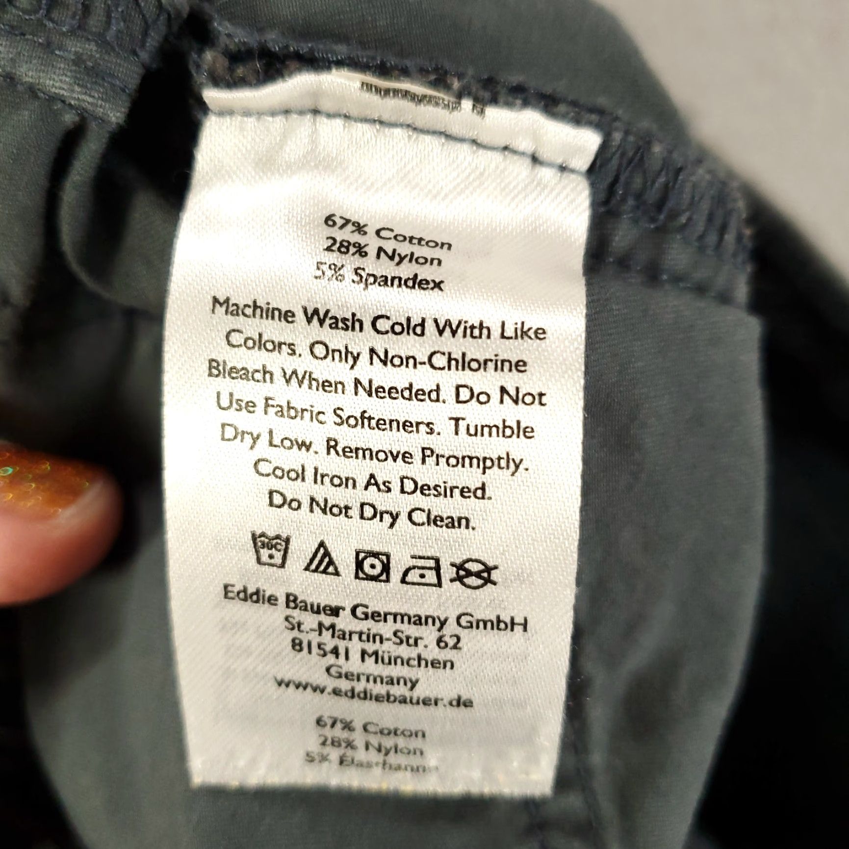 Eddie Bauer Eddie Bauer Pants Mens 32x32 Gray Blue Tech Outdoor Performance Chino Straight Regular 32 Gray Eddie Bauer Mens Pants Size US 32 / EU 48 - 7 Thumbnail