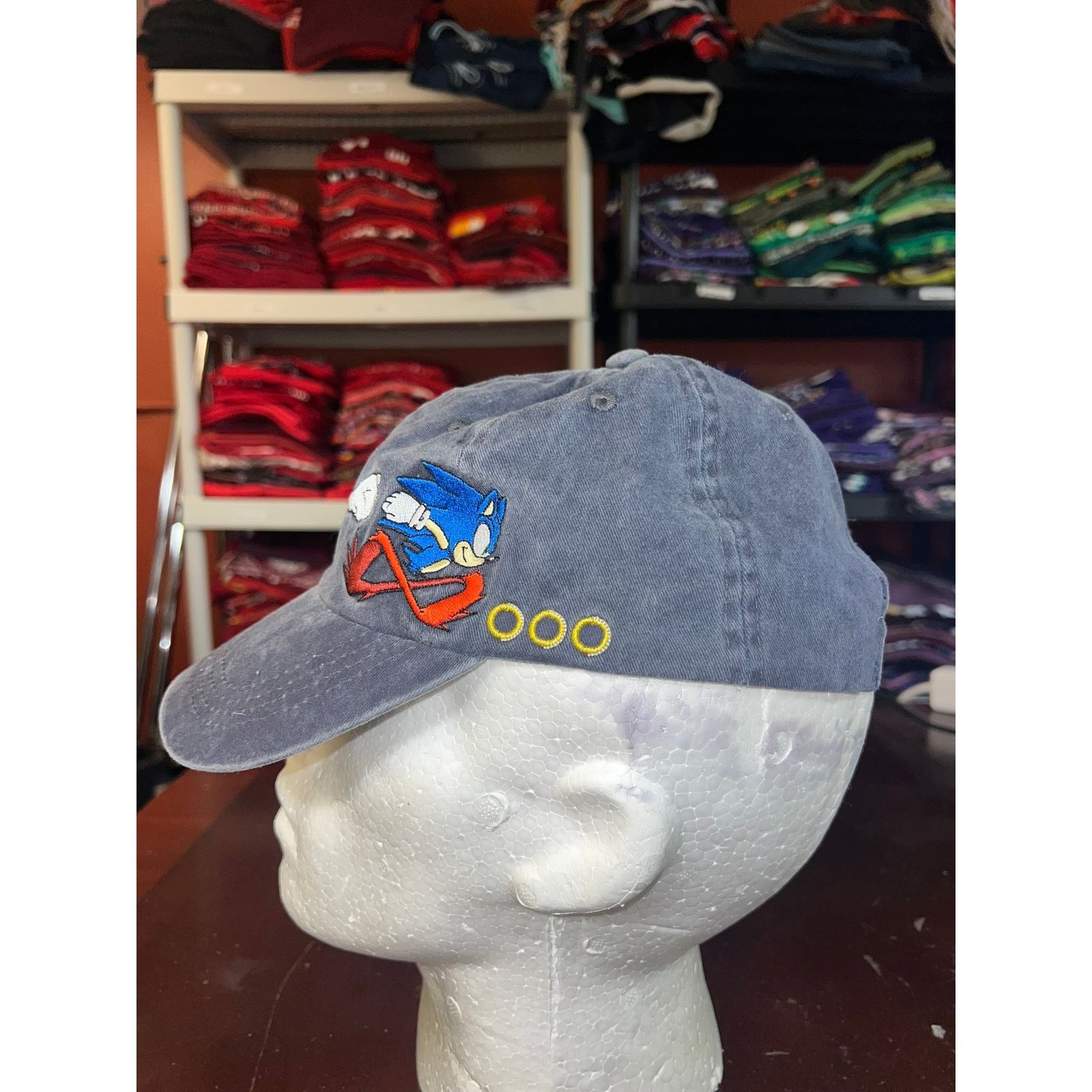 Vintage Sonic The Hedgehog Hat Knuckles Baseball Style Cap Headwear Size ONE SIZE - 4 Thumbnail
