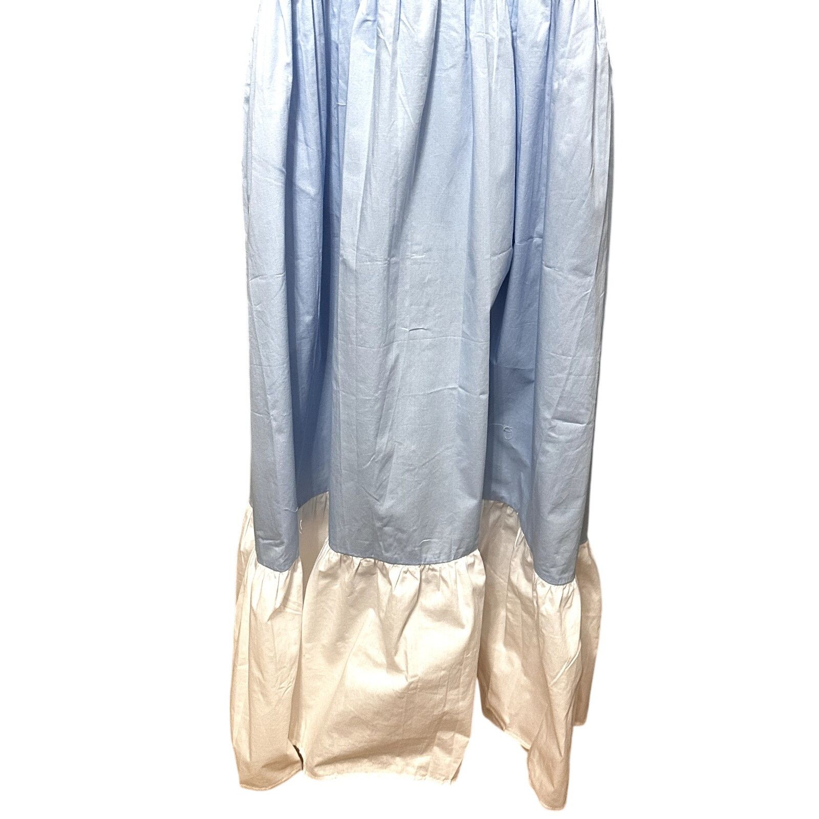 Other Riley & Rae Midi Sundress Spaghetti Straps White/Blue XL NWT Size XL / US 12-14 / IT 48-50 - 4 Thumbnail