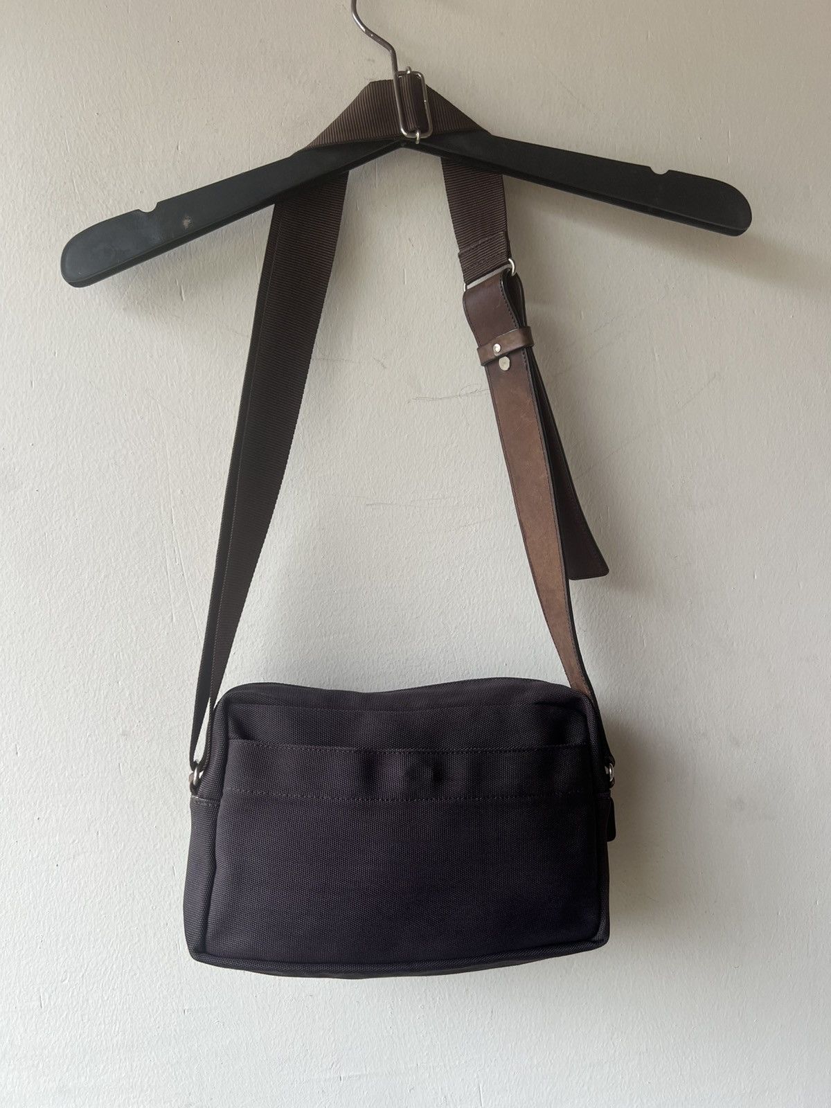 Yohji Yamamoto 2000s Yohji Yamamoto Y’saccs Hybrid Leather Sling Bag Size ONE SIZE - 25 Thumbnail