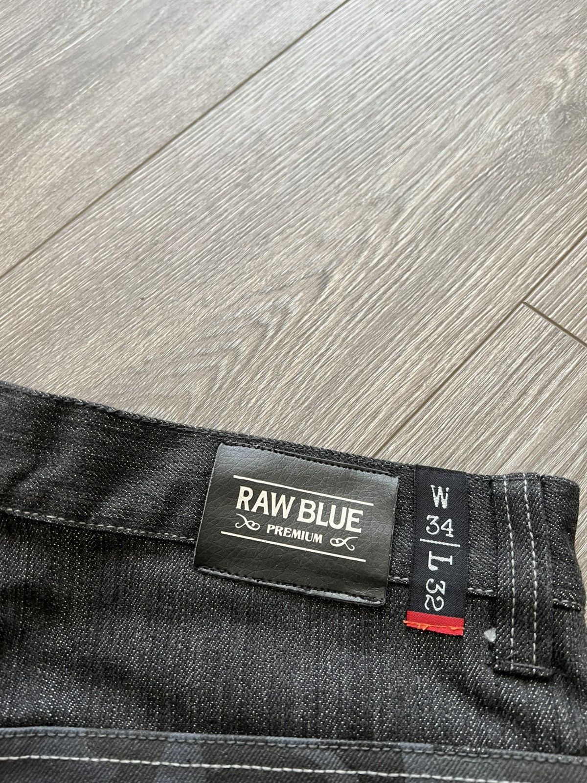 Vintage Vintage Raw Blue Pants Jeans Size US 34 / EU 50 - 6 Thumbnail