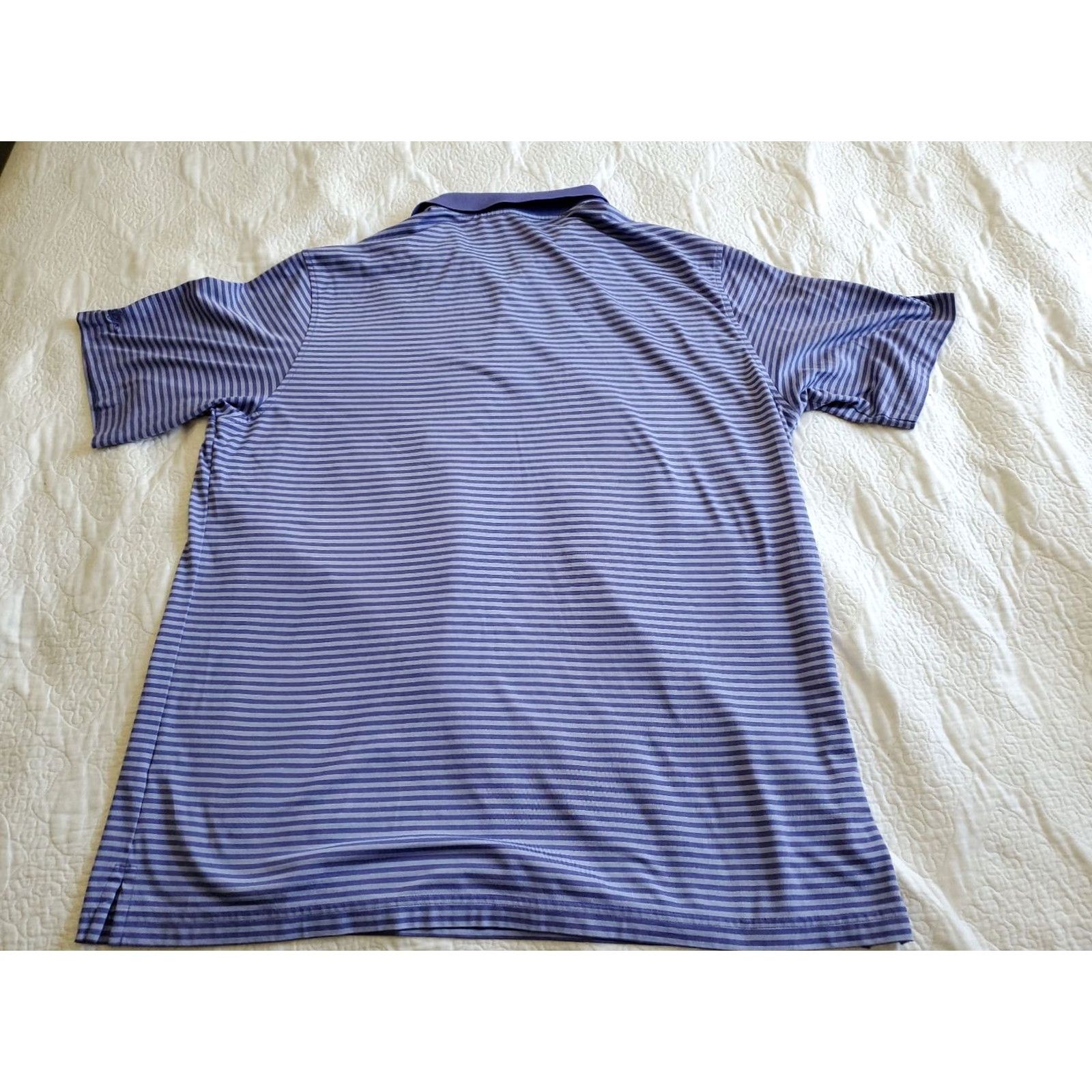 Vintage Walter Hagen Striped Polo Golf Shirt Mens XL Short Sleeve Purple Size US XL / EU 56 / 4 - 3 Thumbnail