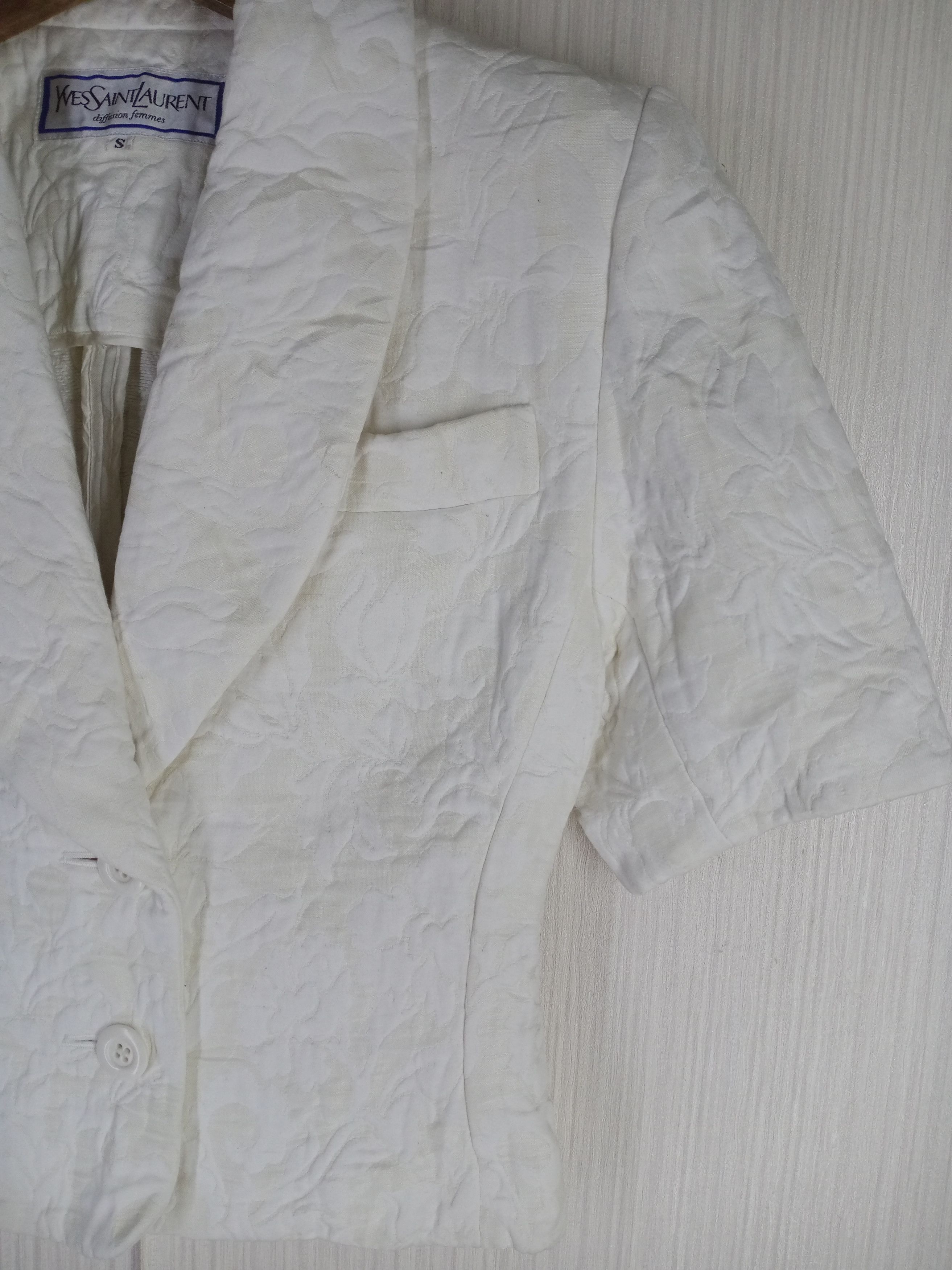 Yves Saint Laurent Vintage Yves Saint Laurent Diffusion Femmes Blazer Size S / US 4 / IT 40 - 6 Thumbnail