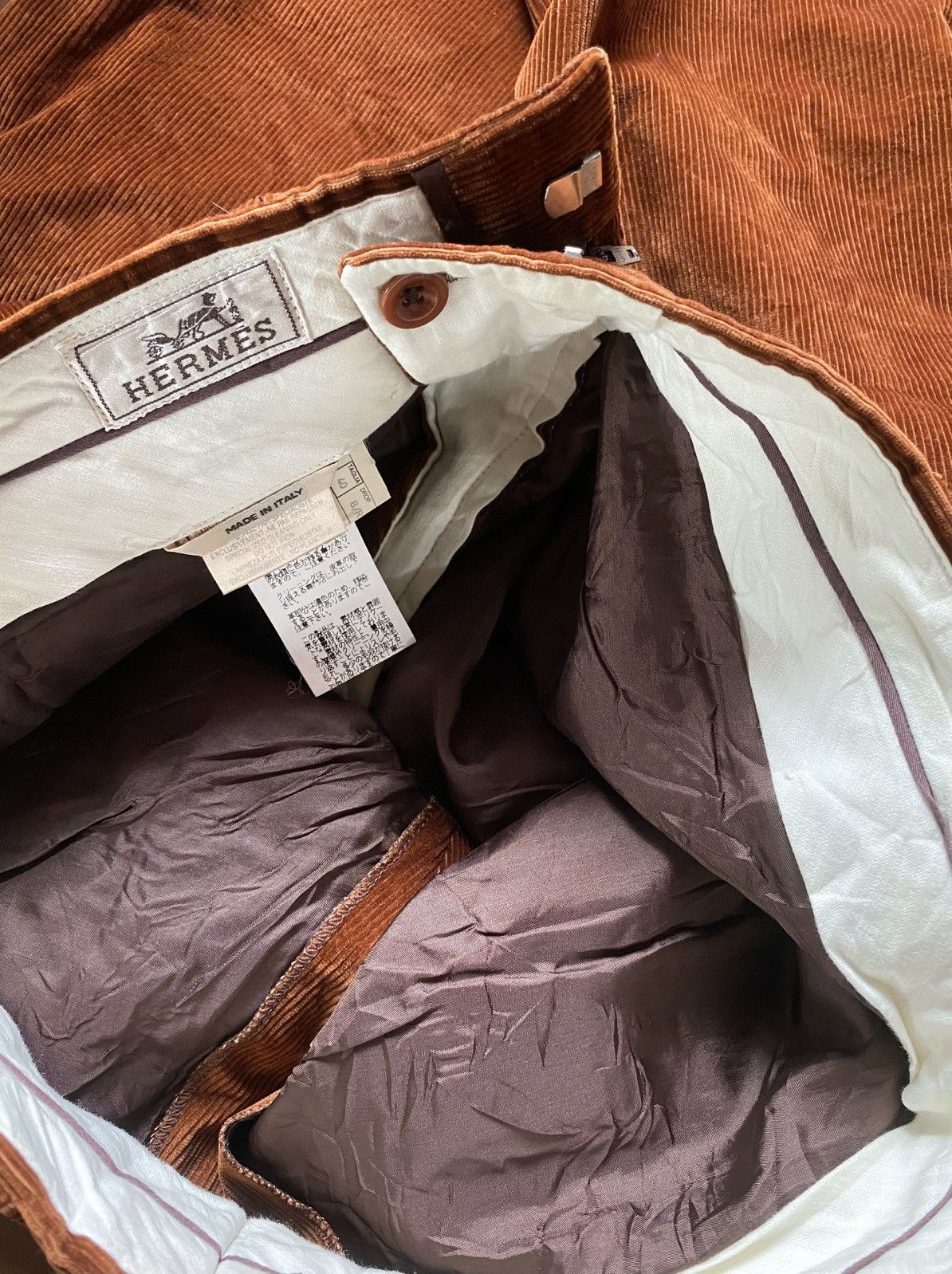 Hermes Hermes Japan Exclusive Corduroy Pants Size US 31 - 9 Thumbnail