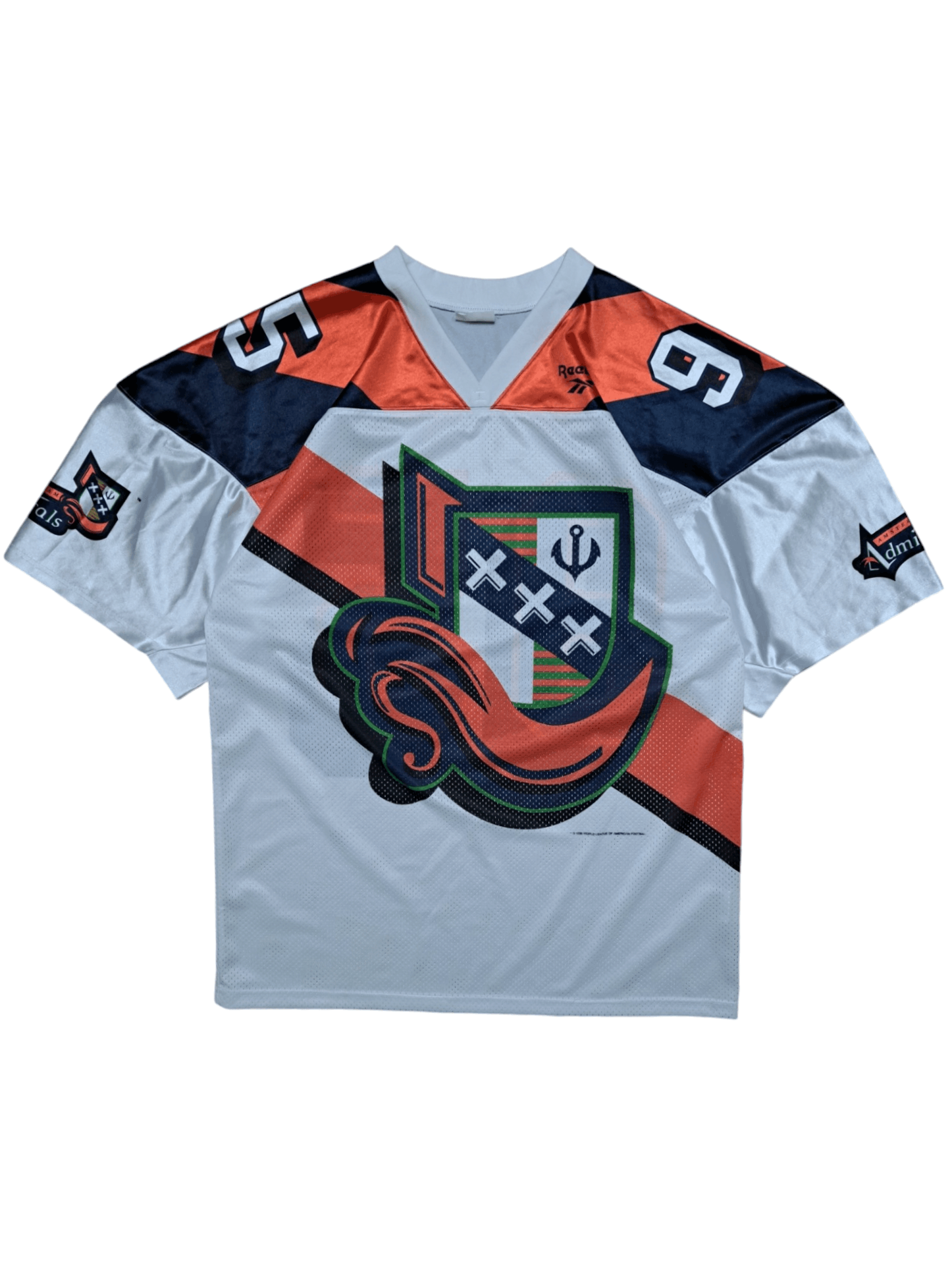 Reebok Amsterdam Admirals 1995 Jersey American Football Size US M / EU 48-50 / 2 - 1 Thumbnail