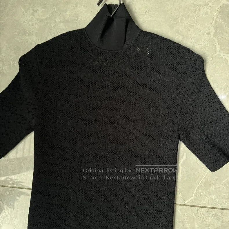 Fendi Fendi Collaboration, Black Knitted, High Neck Short Sleeve Size S / US 4 / IT 40 - 7 Thumbnail