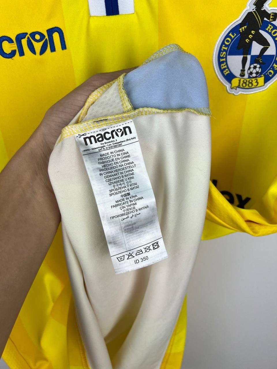 Vintage Bristol Rovers Macron soccer t-shirts size L Size US L / EU 52-54 / 3 - 3 Thumbnail