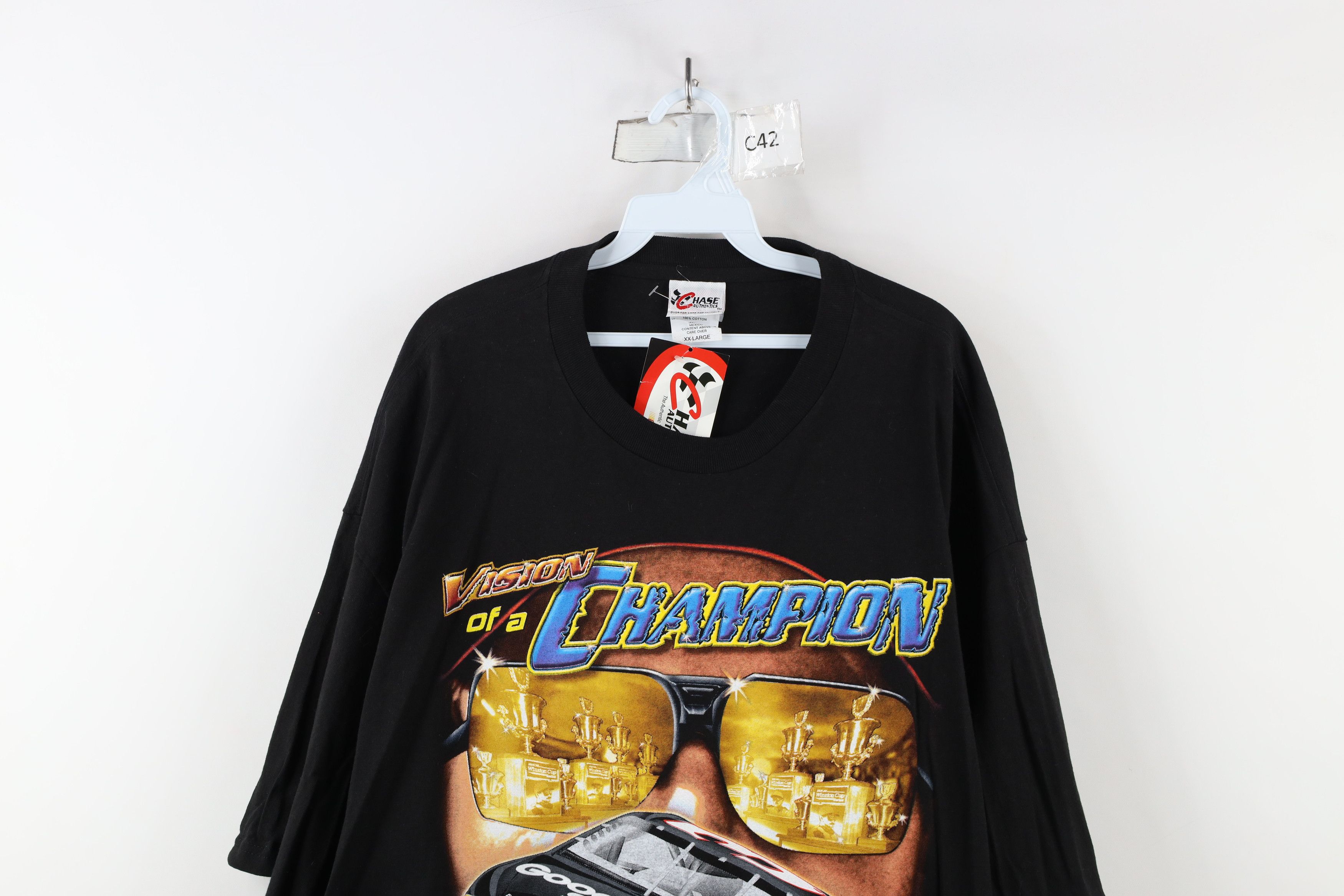 Vintage Deadstock Vintage Y2K 2001 NASCAR All Over Print T-Shirt Size US XXL / EU 58 / 5 - 2 Thumbnail