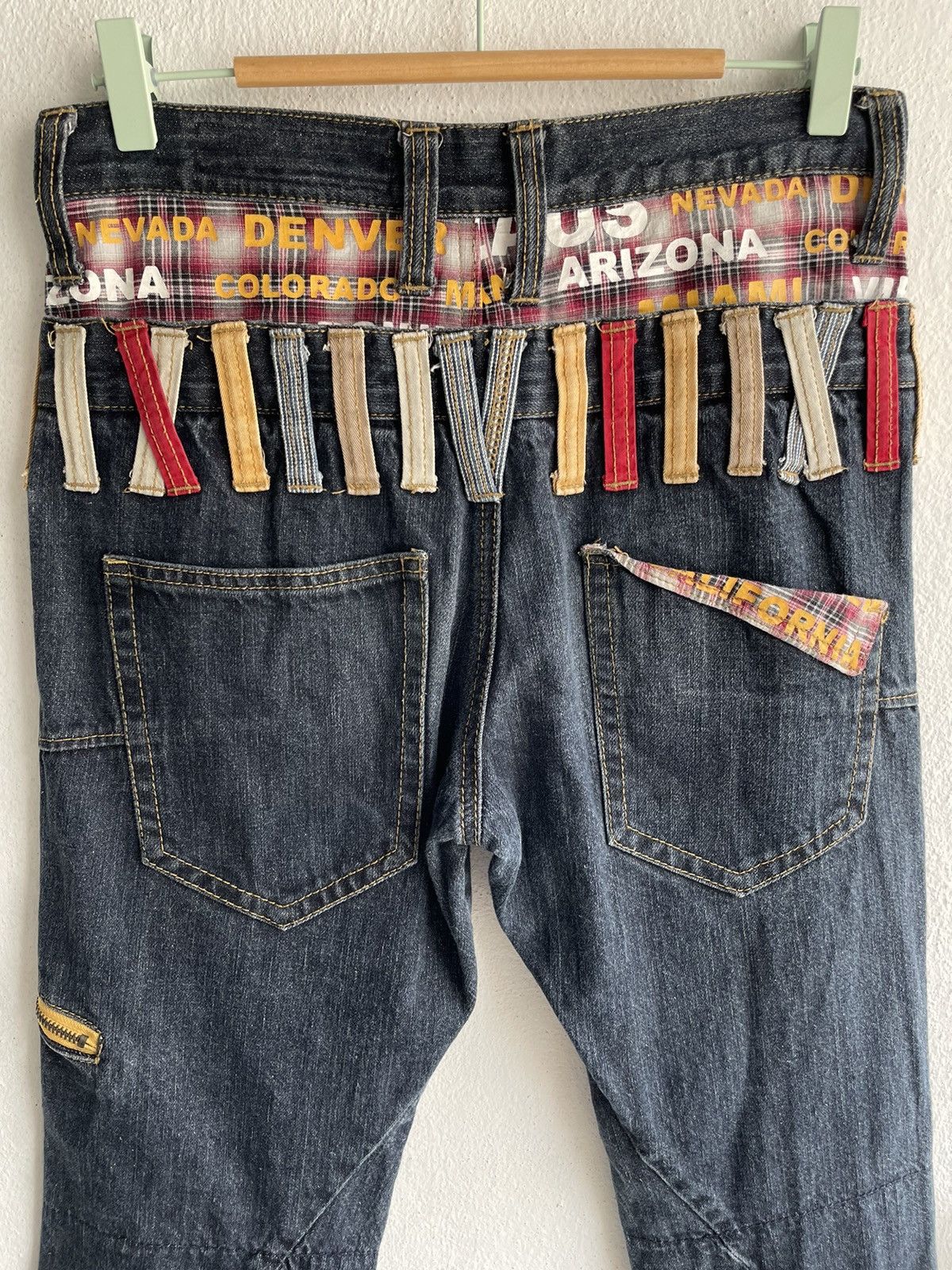 Hysteric Glamour × Japanese Brand Y2k Nylaus jeans Double Waist Ankle denim American state Size US 30 / EU 46 - 8 Thumbnail
