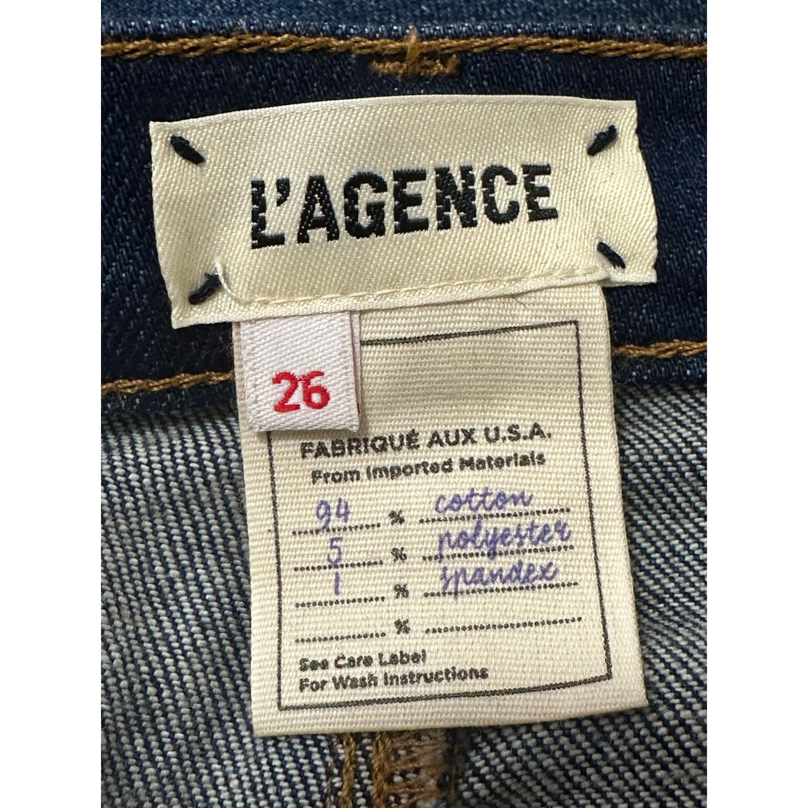 L'AGENCE L'Agence blue cropped jeans size 26 -US 2 Size 26" / US 2 / IT 38 - 3 Thumbnail