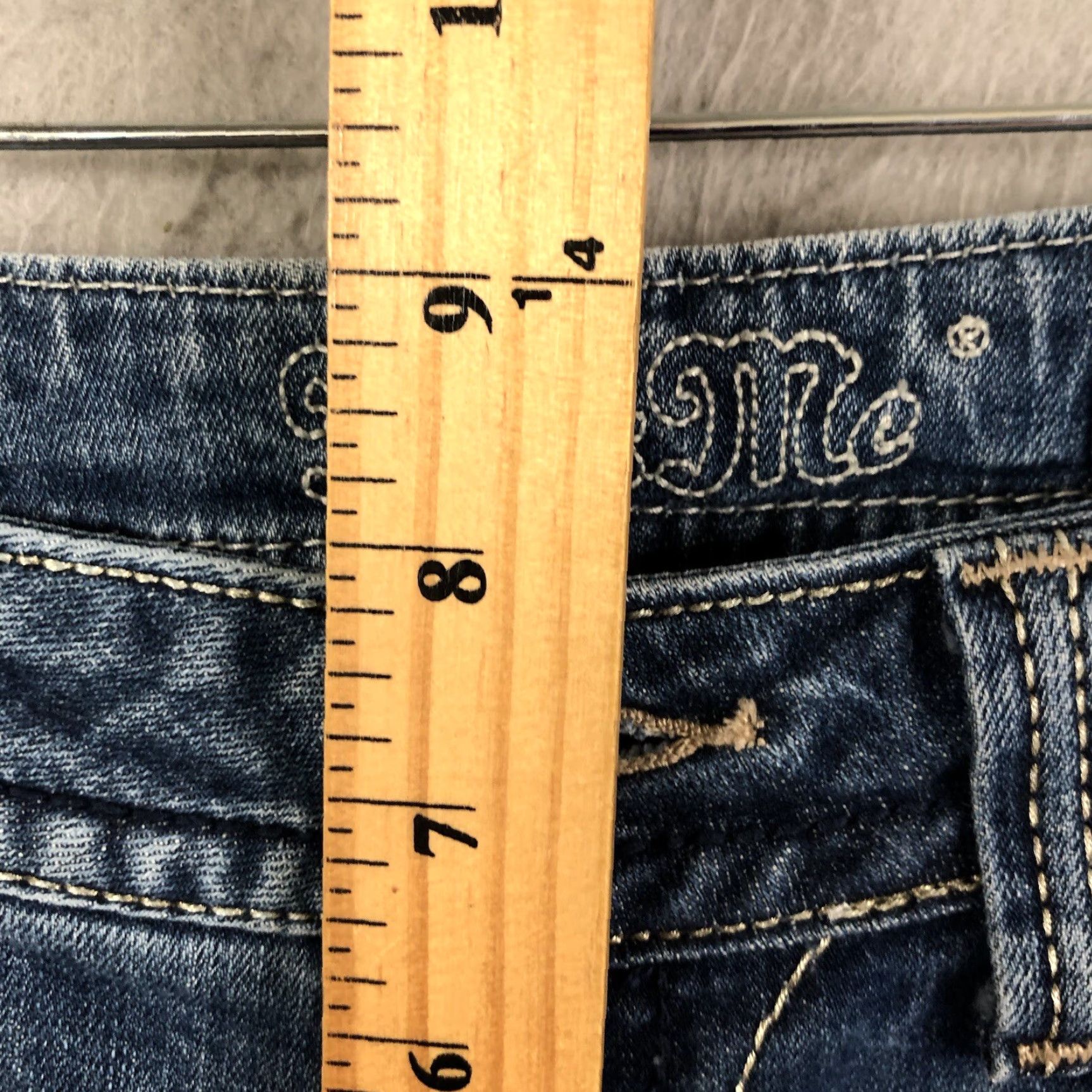 Miss Me Miss Me Jeans Womens 30x33 Embroidered Bling JW5180B8 Boot Cut Western Size 30" / US 8 / IT 44 - 5 Thumbnail