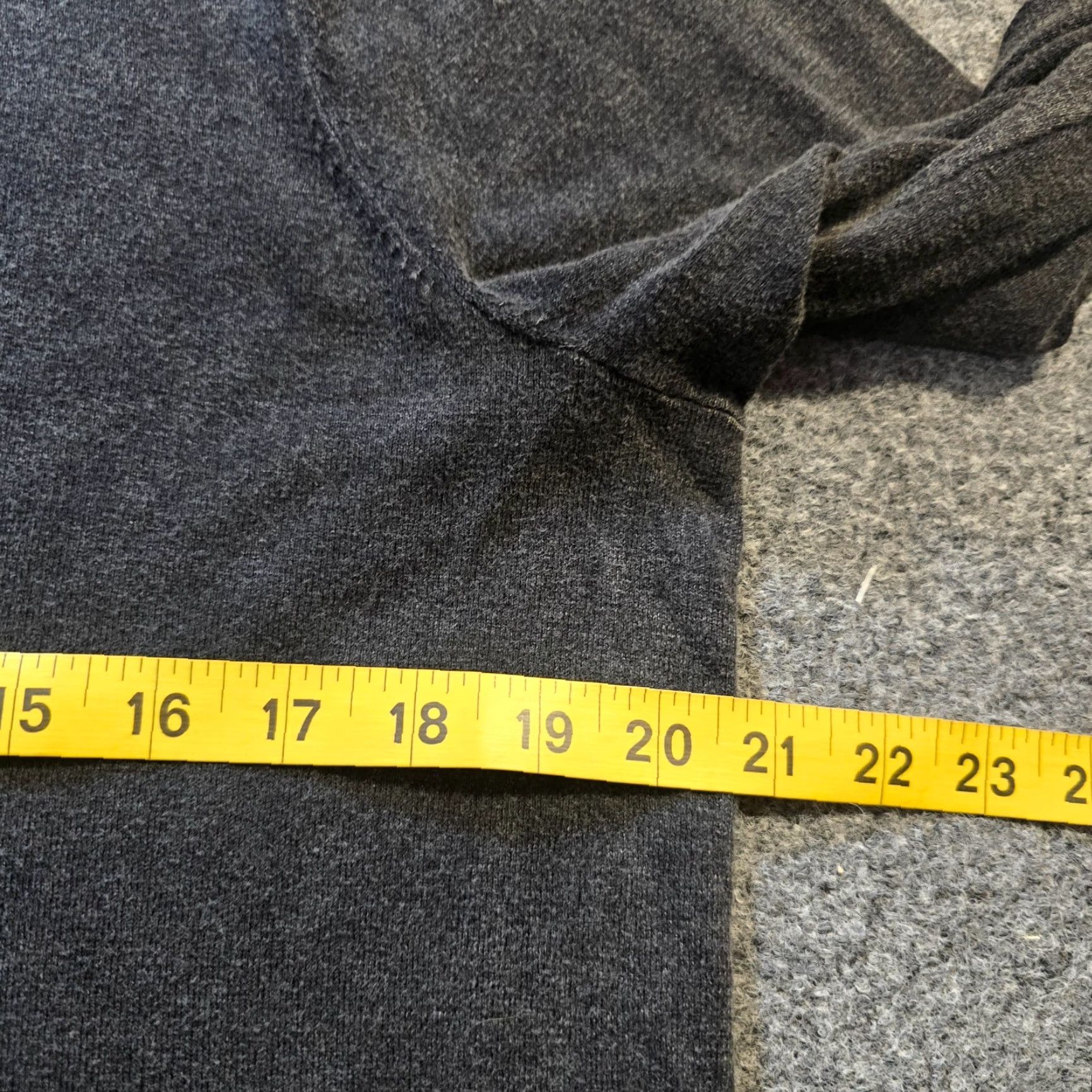 Torrid Torrid Sweater Cardigan Womens 1X Gray V Neck Pockets Distressed Capsule Casual Size XL / US 12-14 / IT 48-50 - 7 Thumbnail