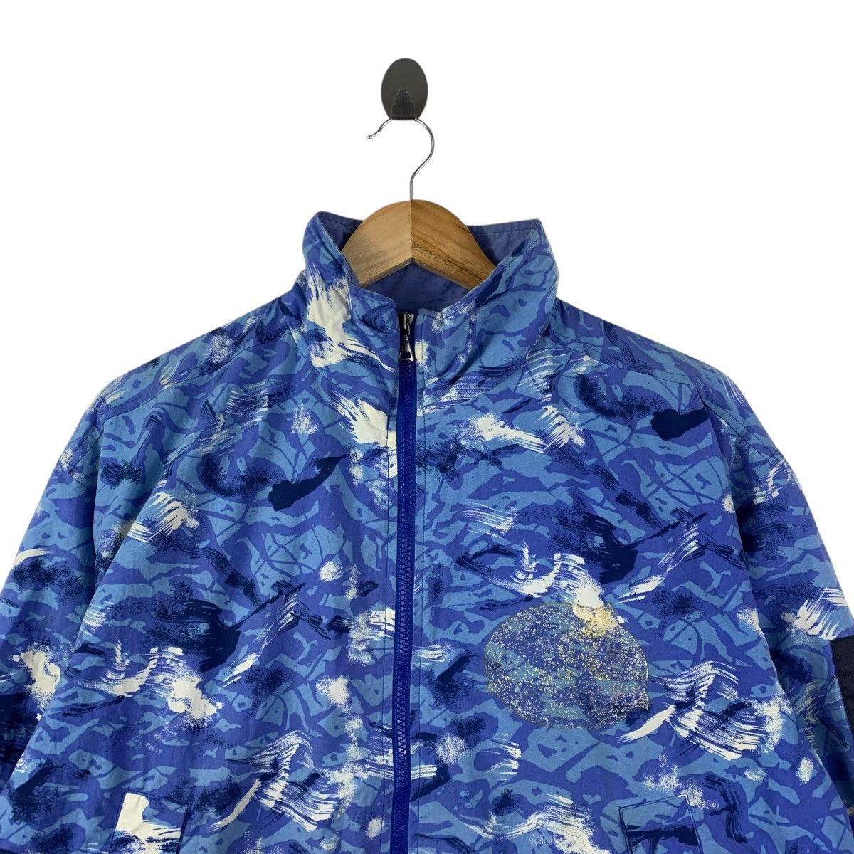 Helly Hansen Vintage HELLY HANSEN “Sea Life” Jacket – Blue Ocean Camo Size US XL / EU 56 / 4 - 2 Thumbnail