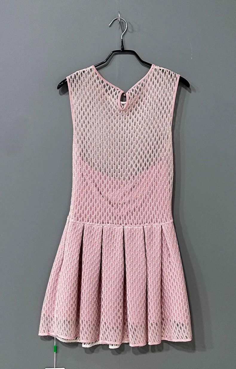 Dior Dior Pink mesh hollow dress 2503-Nextarrow Size XS / US 0-2 / IT 36-38 - 3 Thumbnail