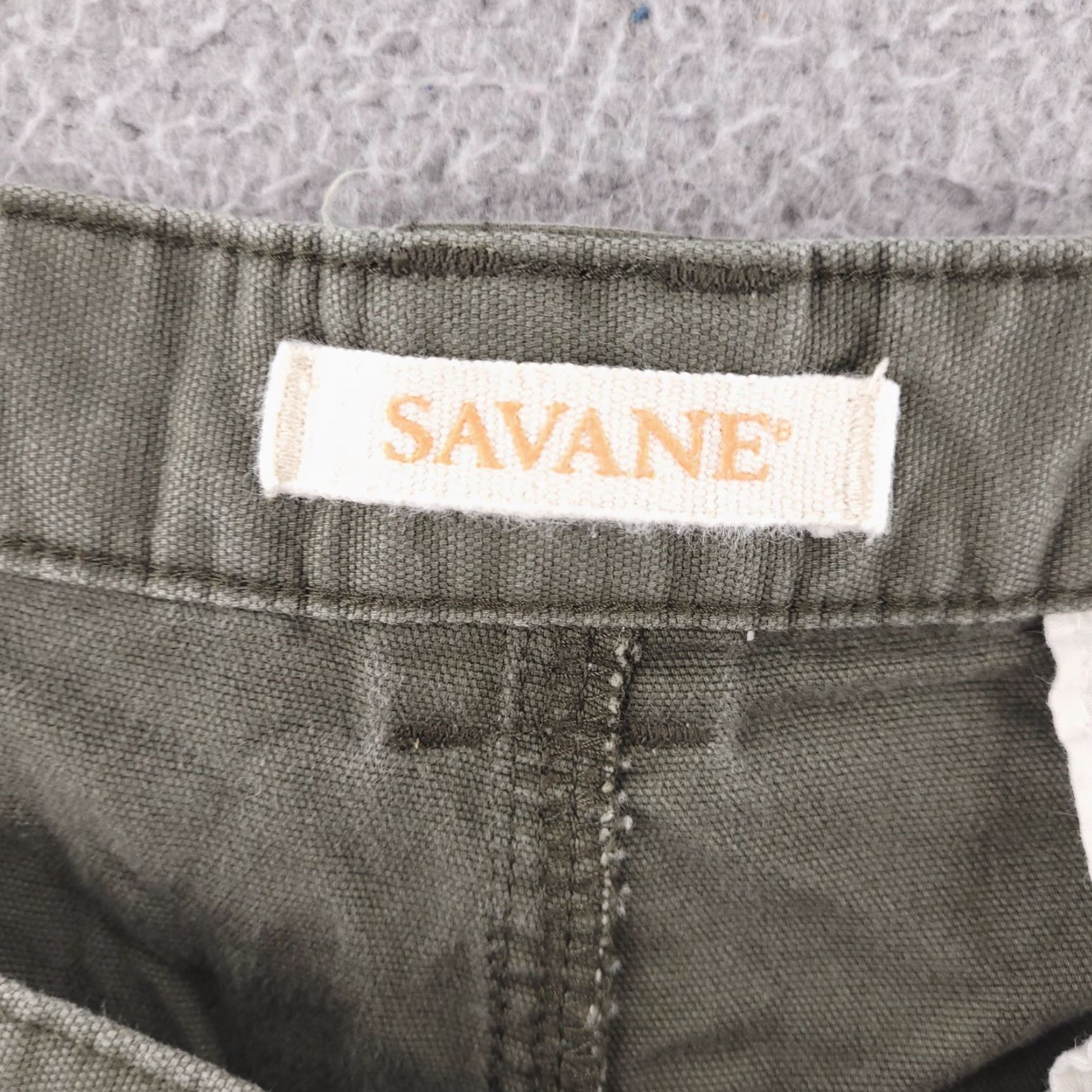 Savane Savane Shorts Mens 40 Green Canvas Fishing Cotton Cargo Above Knee Size US 40 / EU 56 - 4 Thumbnail