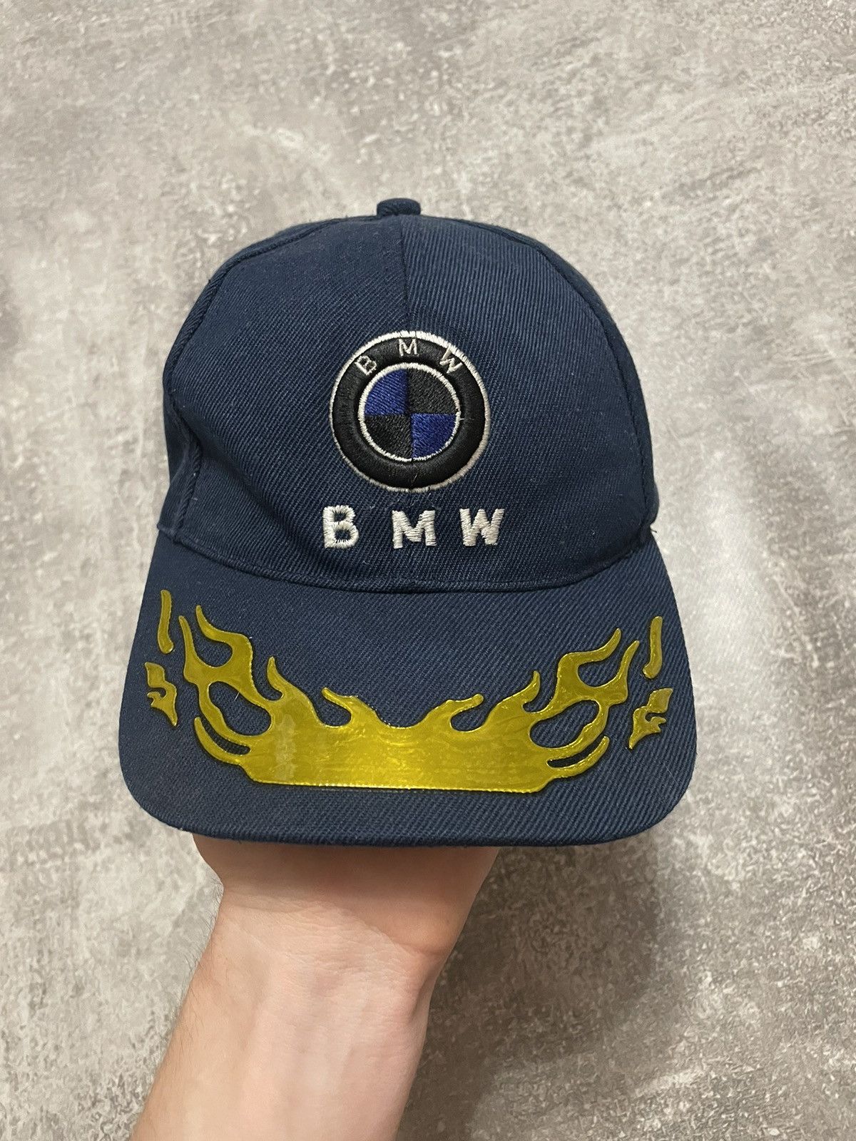BMW Vintage BMW Flame 🔥 Cap Hat Size ONE SIZE - 2 Thumbnail