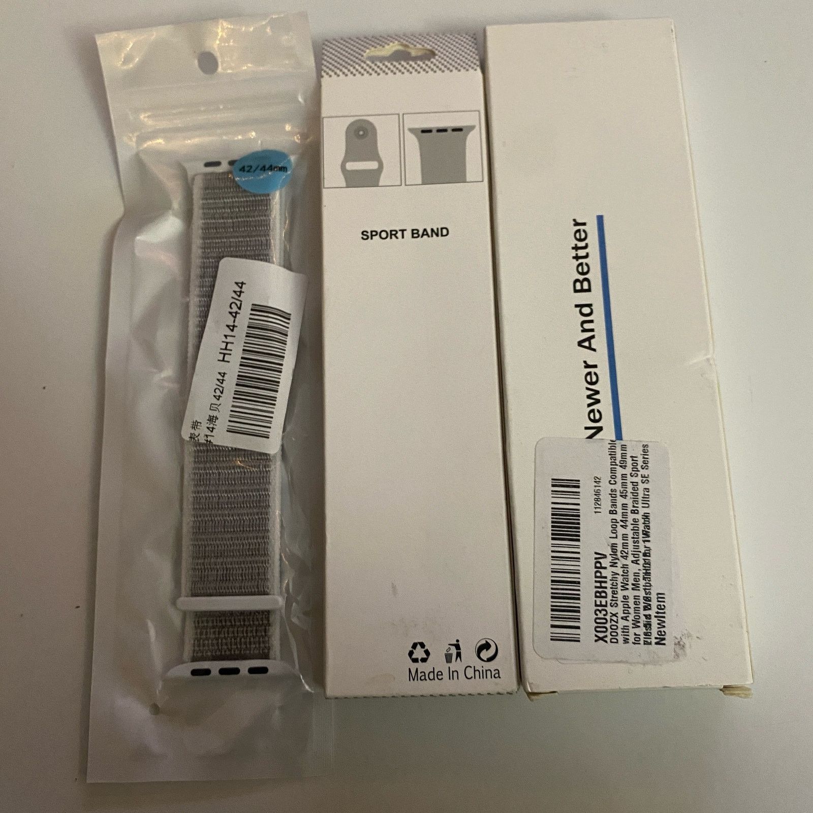 Other Bundle of 3 Apple Watch Bands cloth silicone nylon lot 160 Size ONE SIZE - 7 Thumbnail