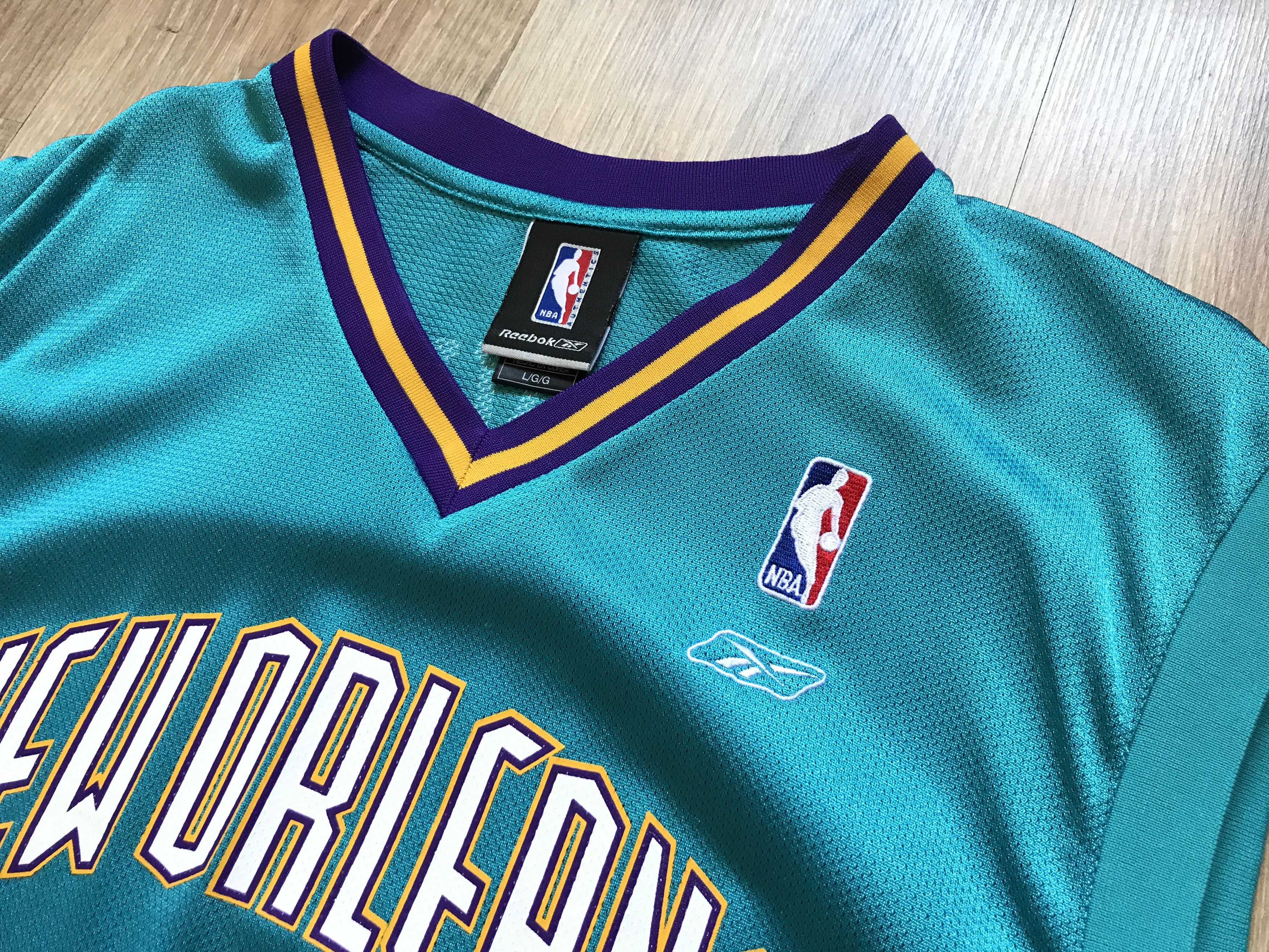 NBA × Reebok × Vintage Reebok Vintage New Orleans Hornets Baron Davis #1 Jersey Size US L / EU 52-54 / 3 - 3 Thumbnail