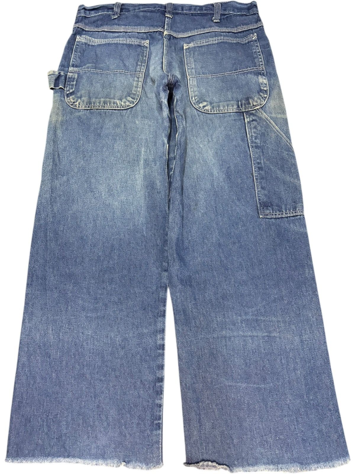 Pointer Vintage Usa Pointer Mud Wash Distress Carpenter Baggy Jeans Size US 31 - 2 Thumbnail