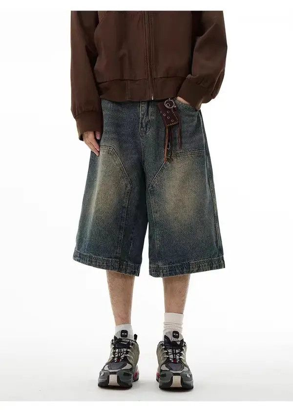 Japanese Brand Manami x Yumi Street Vintage Loose Fit Denim Shorts Size US 32 / EU 48 - 4 Thumbnail