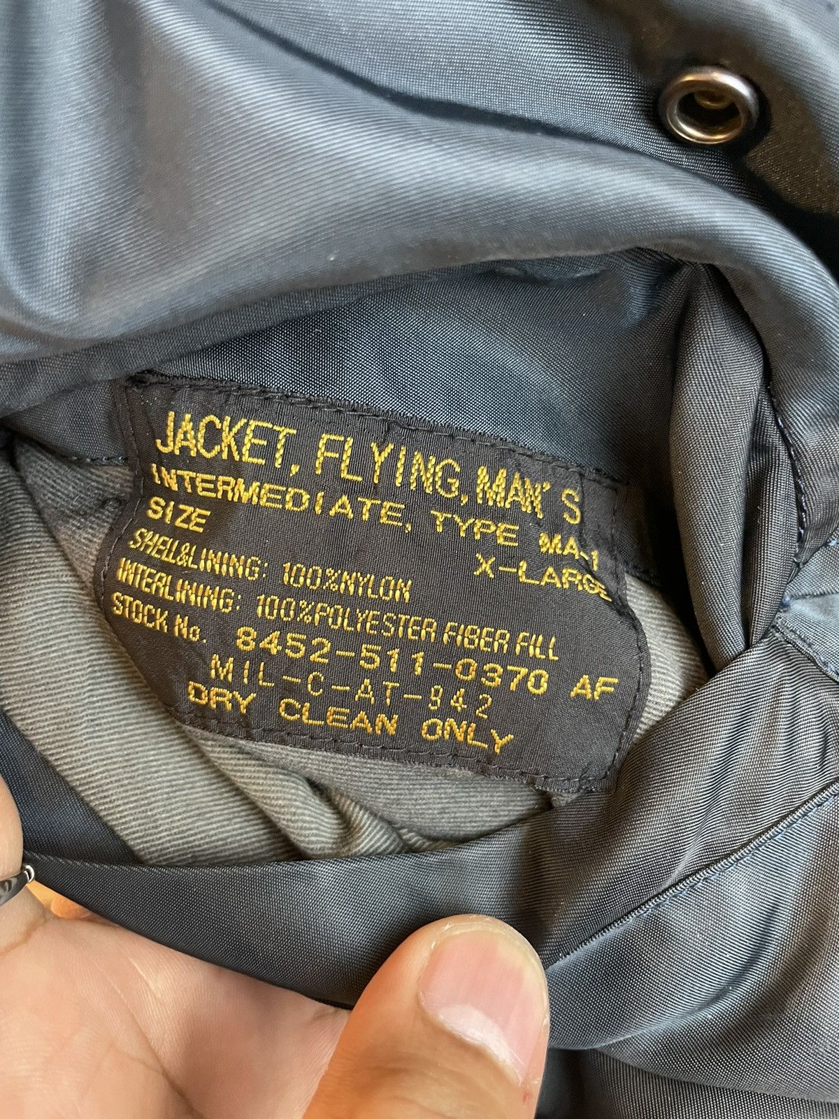 Vintage Flying man reversible bomber jacket Size US L / EU 52-54 / 3 - 3 Thumbnail