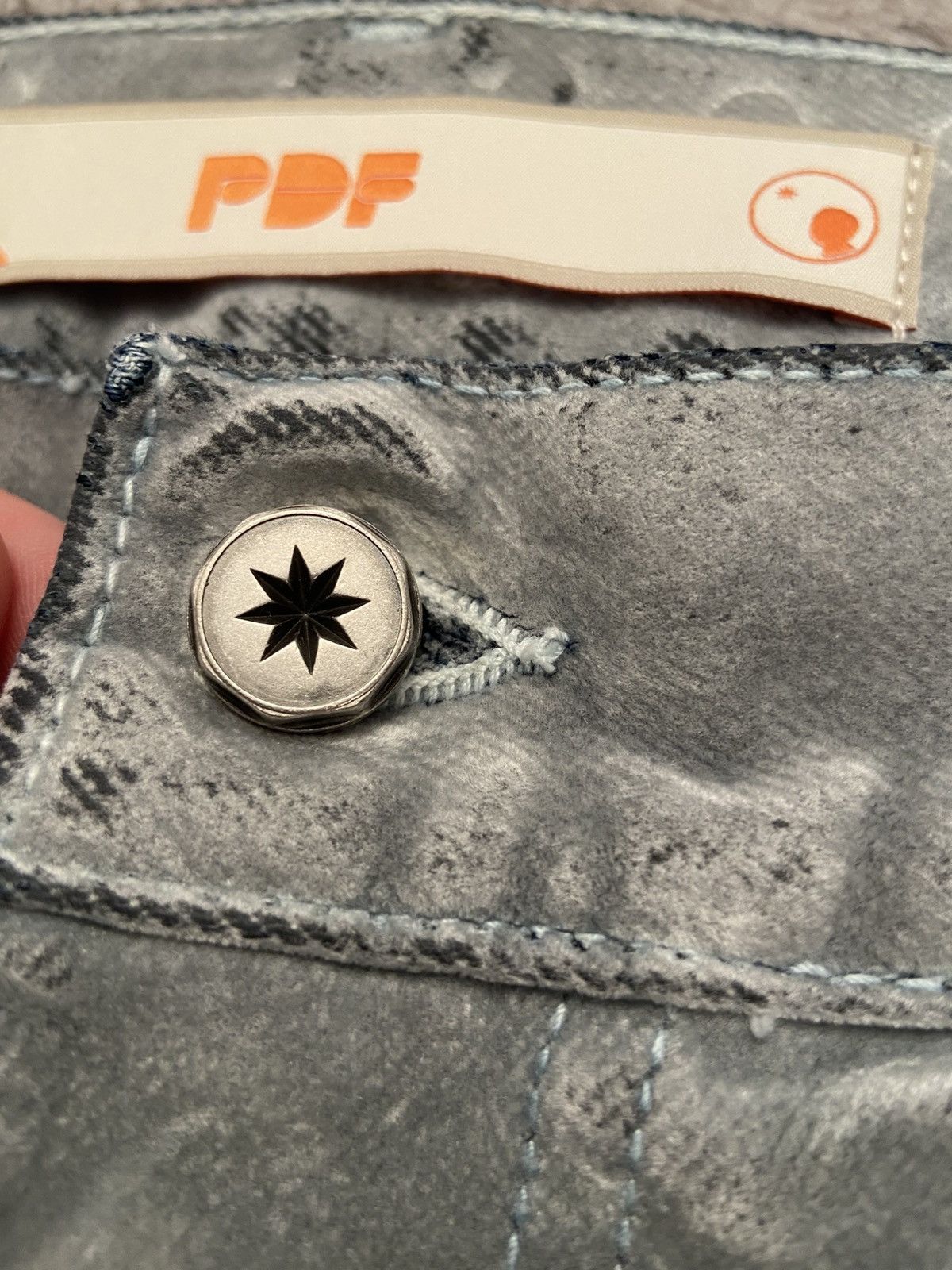 PDF PDF Channel Fat Angelo flock pant Size US 31 - 7 Thumbnail