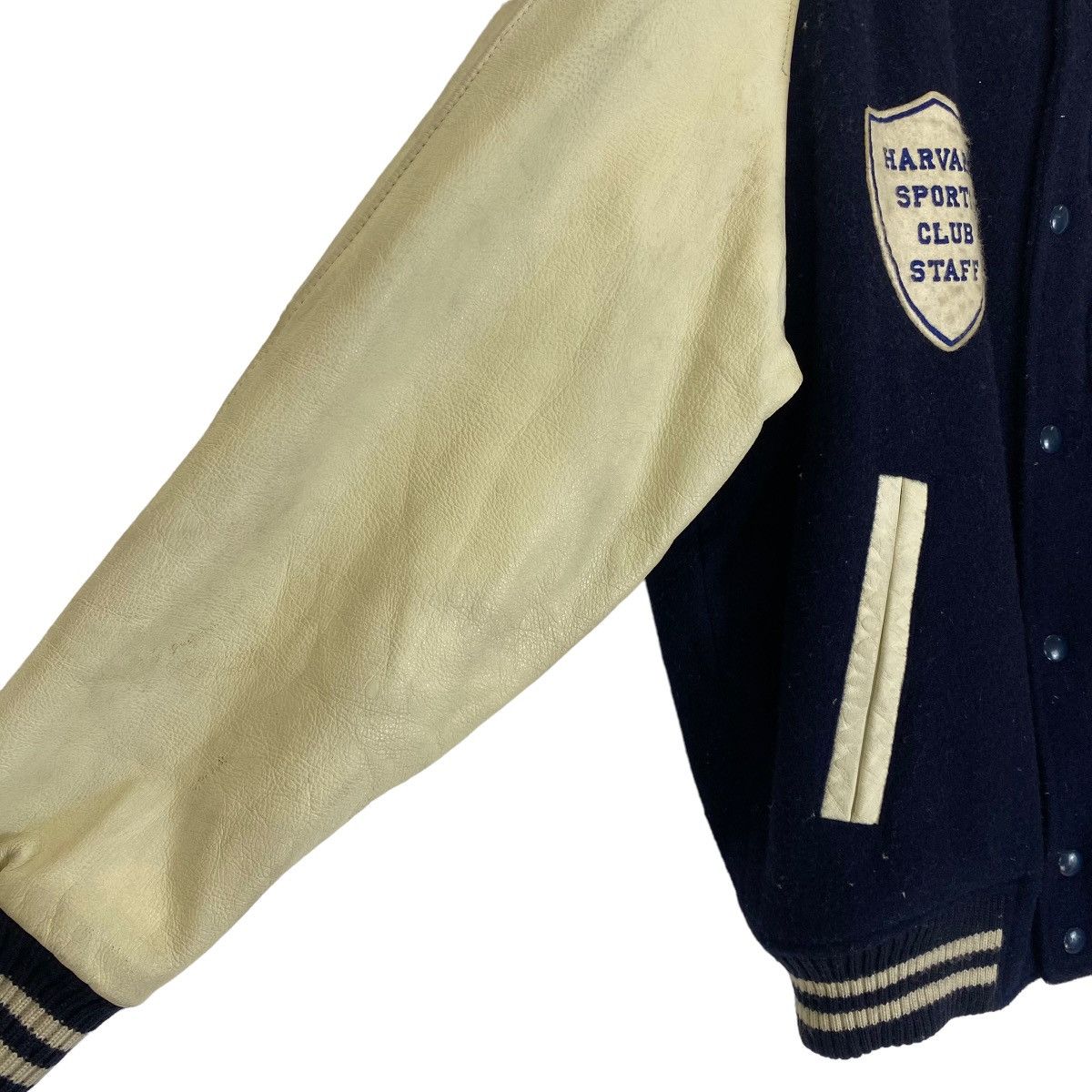 Vintage ✨Vtg Harvard Sport Club Staff wool varsity jacket Size US M / EU 48-50 / 2 - 10 Thumbnail