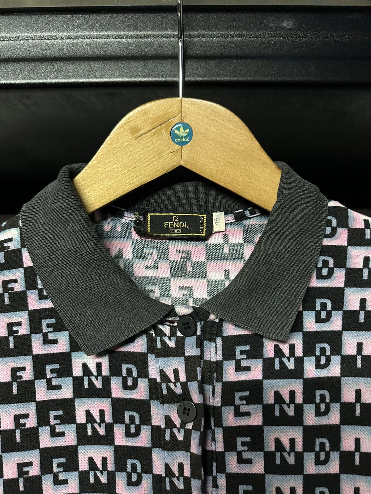Fendi × Vintage Vintage Fendi Monogram Sun Faded Tee Size US M / EU 48-50 / 2 - 2 Thumbnail
