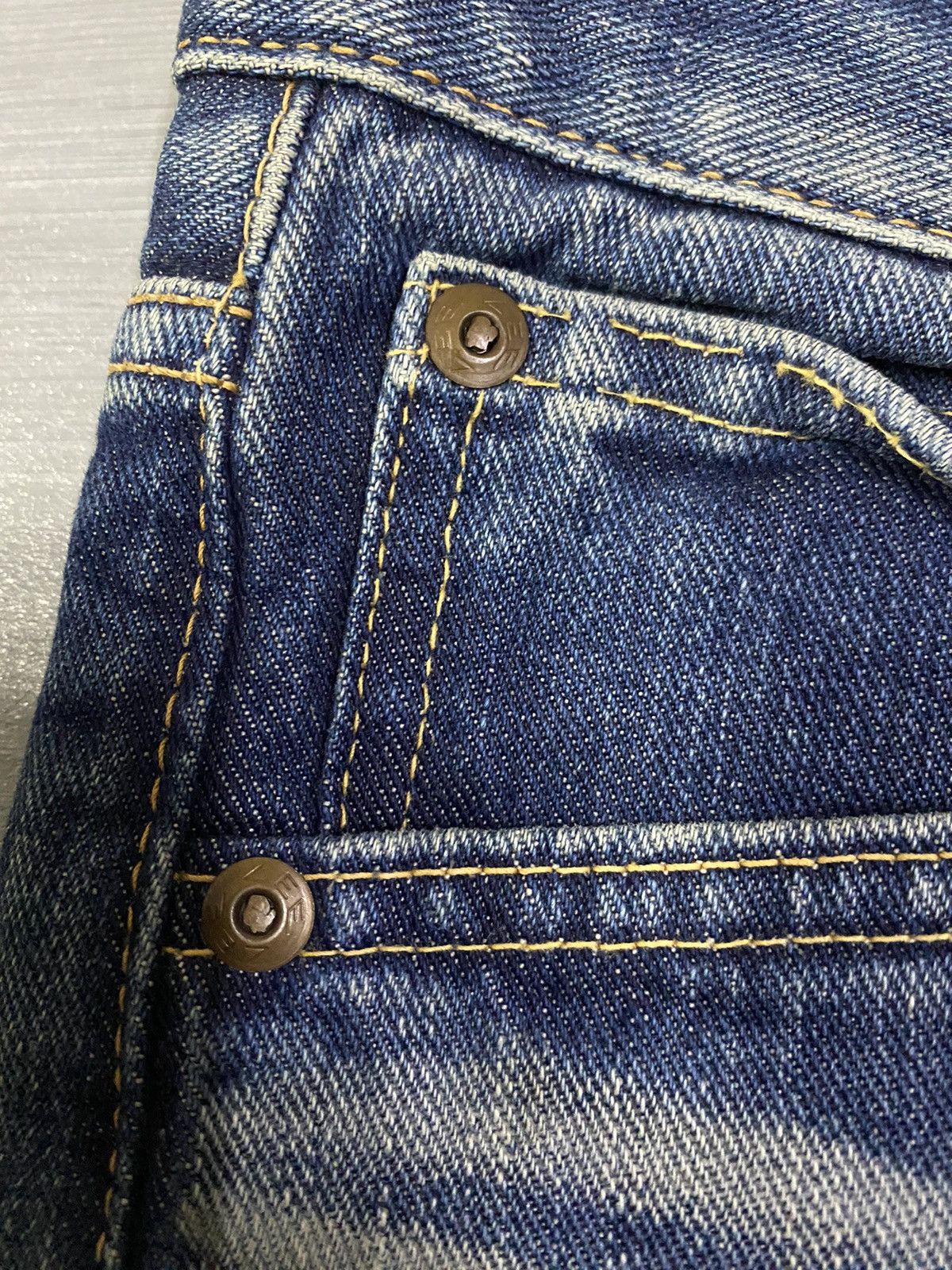 Lee Vintage Lee Riders Fadded Blue Denim Size US 33 - 9 Thumbnail