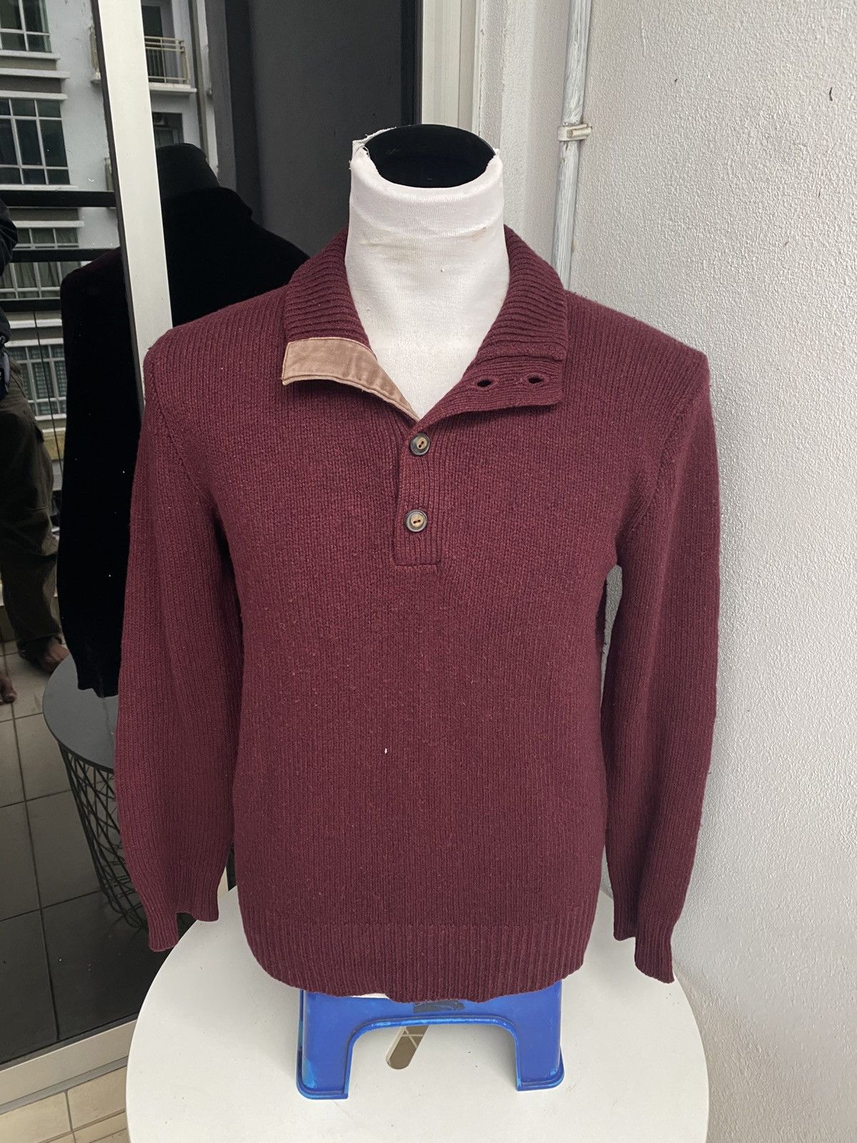 Vintage Vintage Polo Ralph Lauren Sweatshirt Knitwear Size US M / EU 48-50 / 2 - 2 Thumbnail